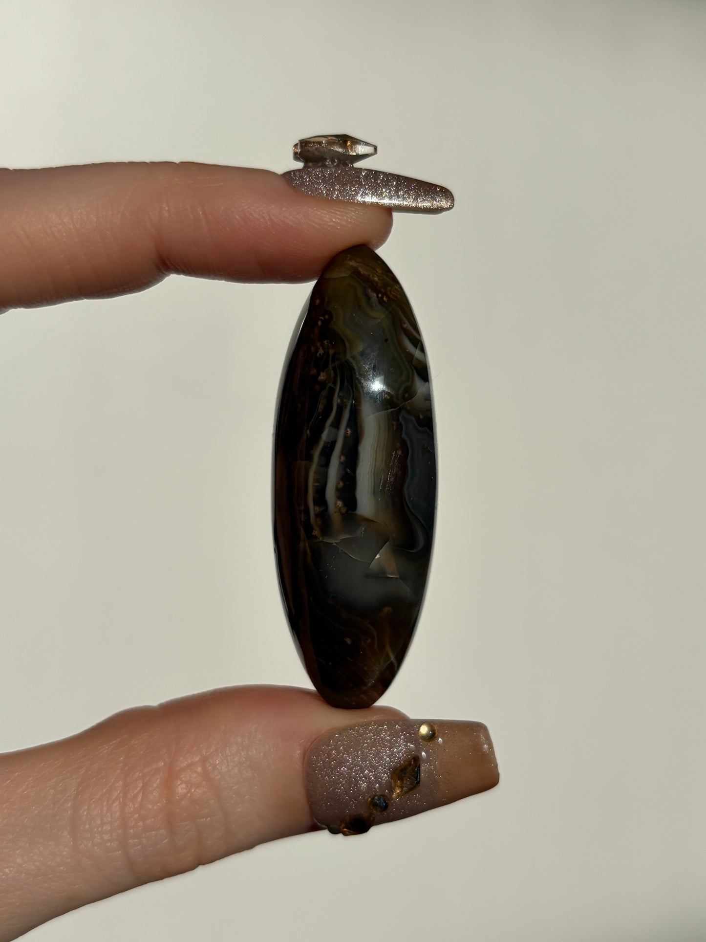 Grey Banded East Indonesian Agate Shiva F