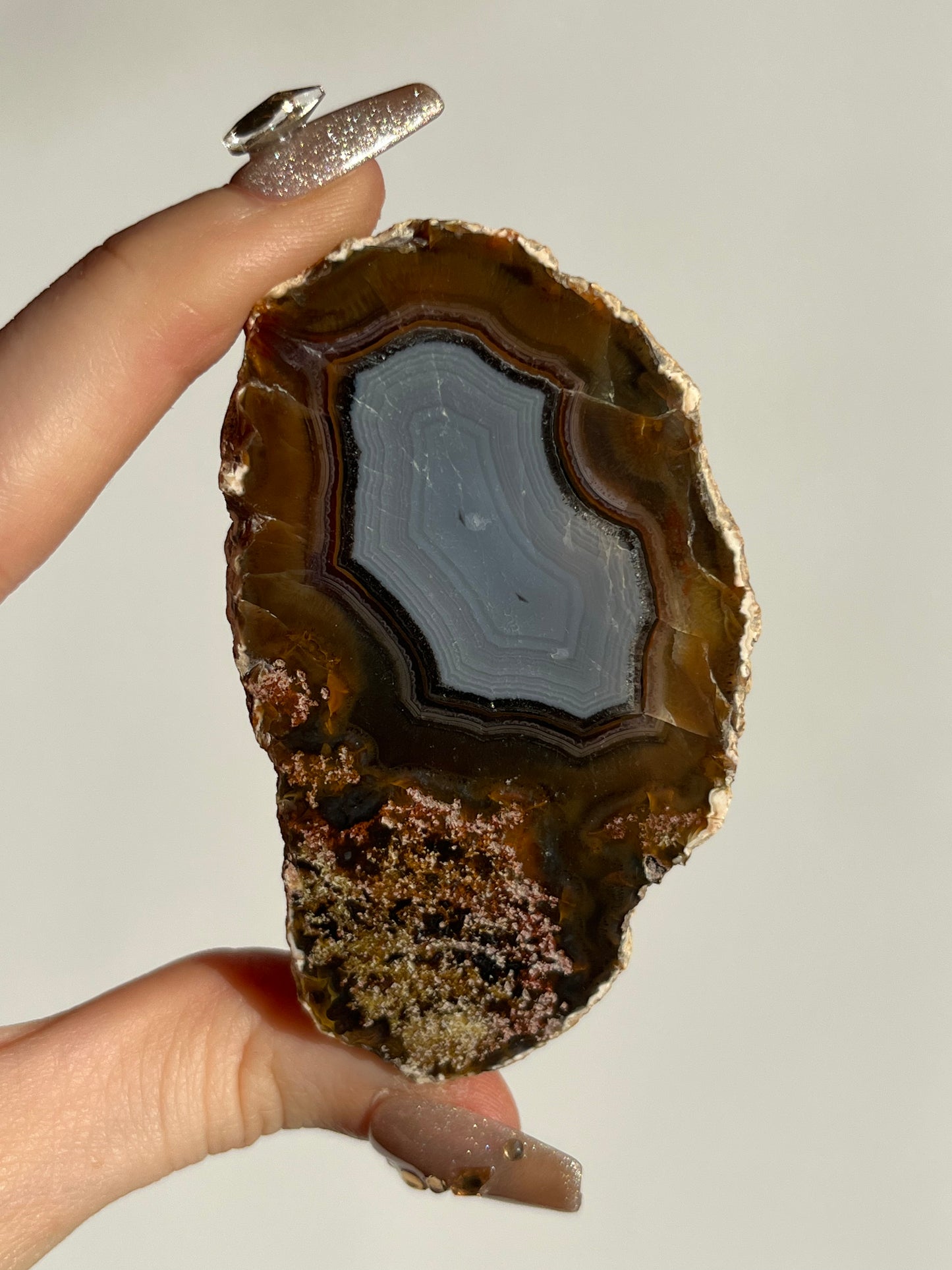 “Stormlight Relics” East Indonesian Agate Pair