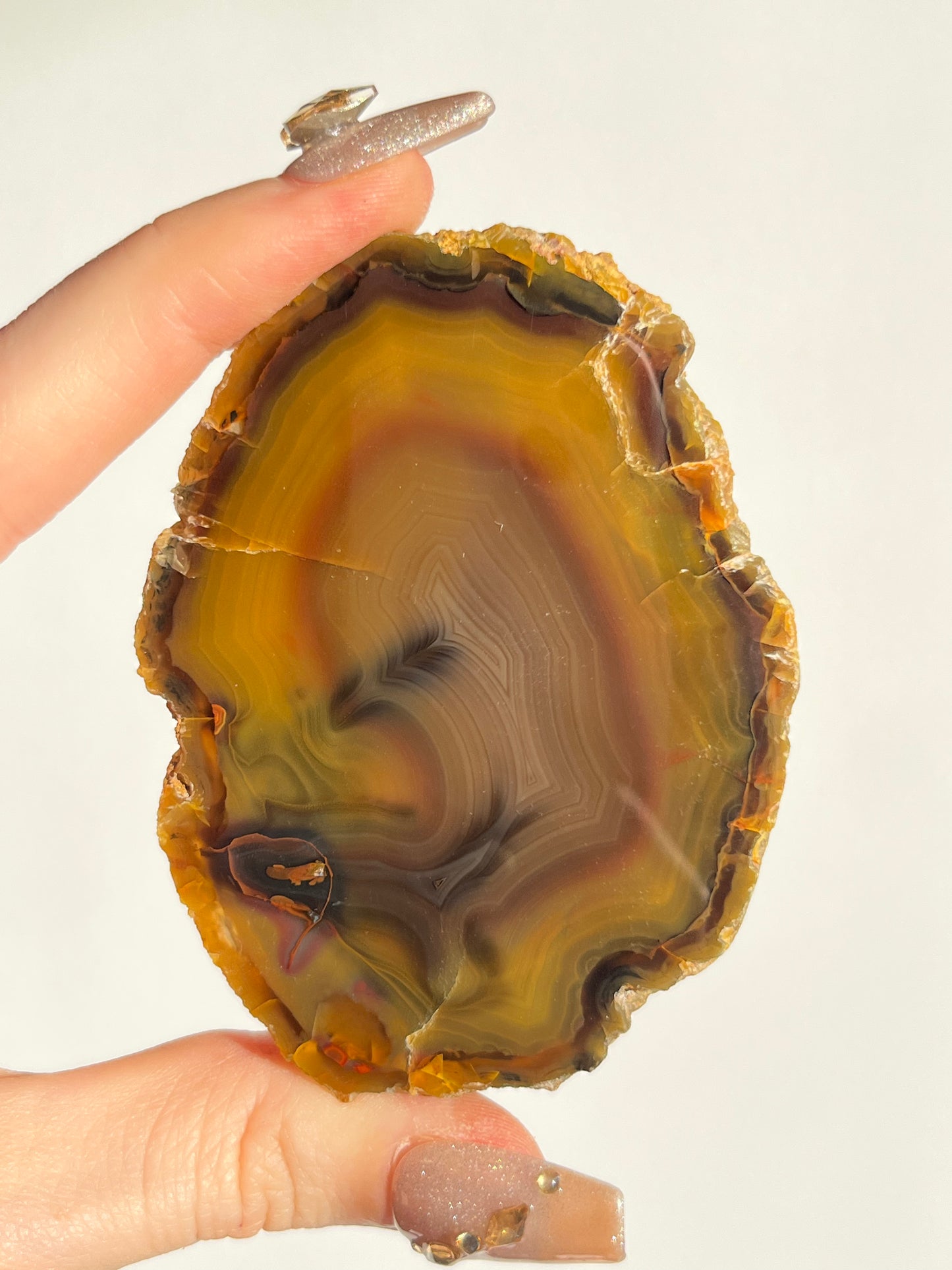 “The Last Ember” East Indonesian Agate Specimen C