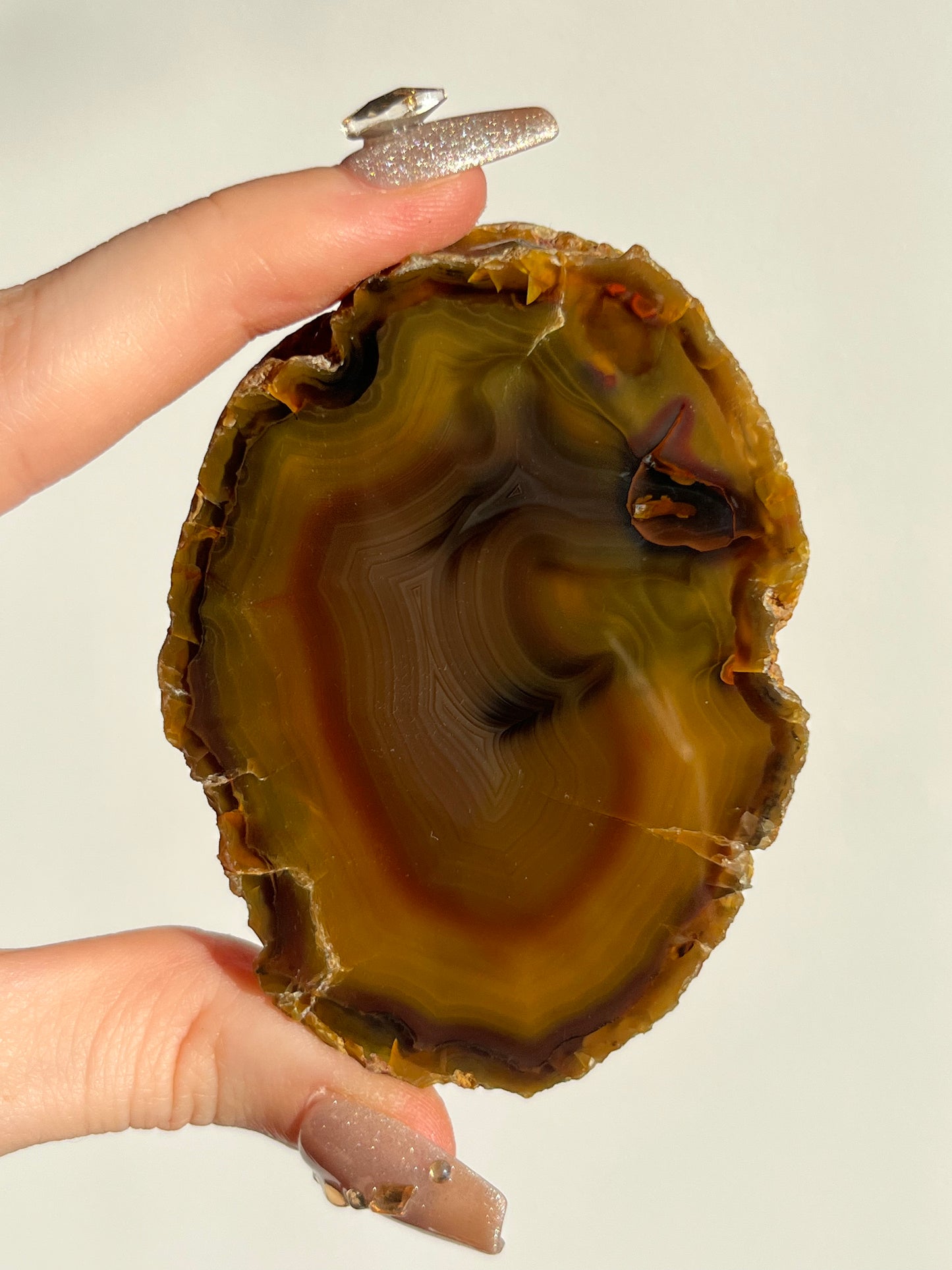 “The Last Ember” East Indonesian Agate Specimen C