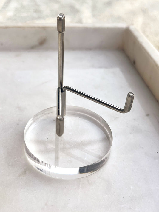 Elegant Silver Display Stand