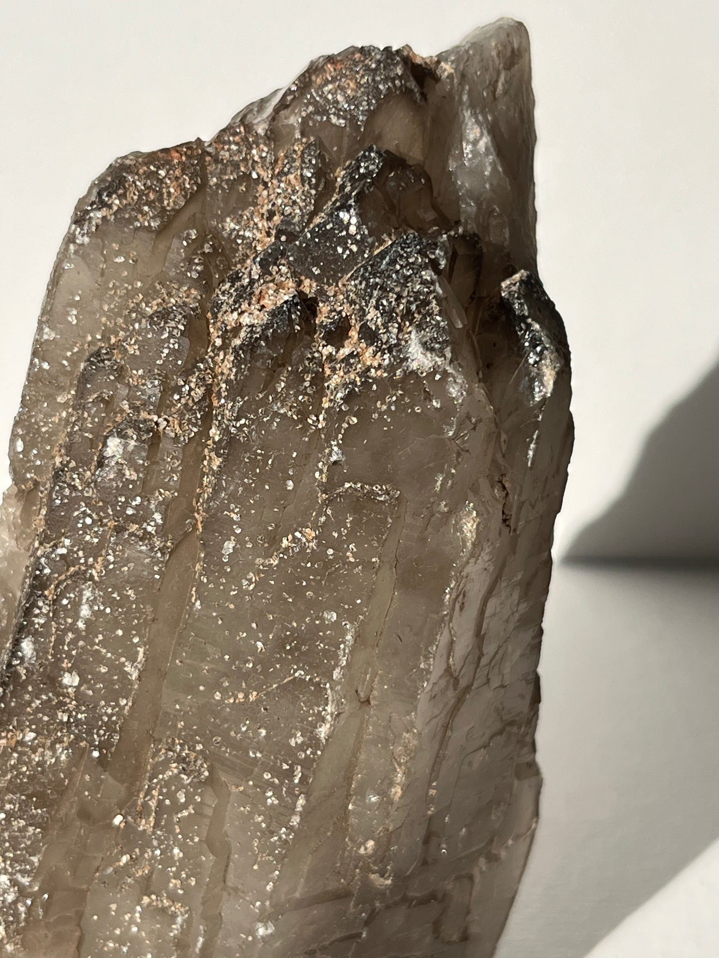 Elestial Cathedral Smokey Quartz Specimen
