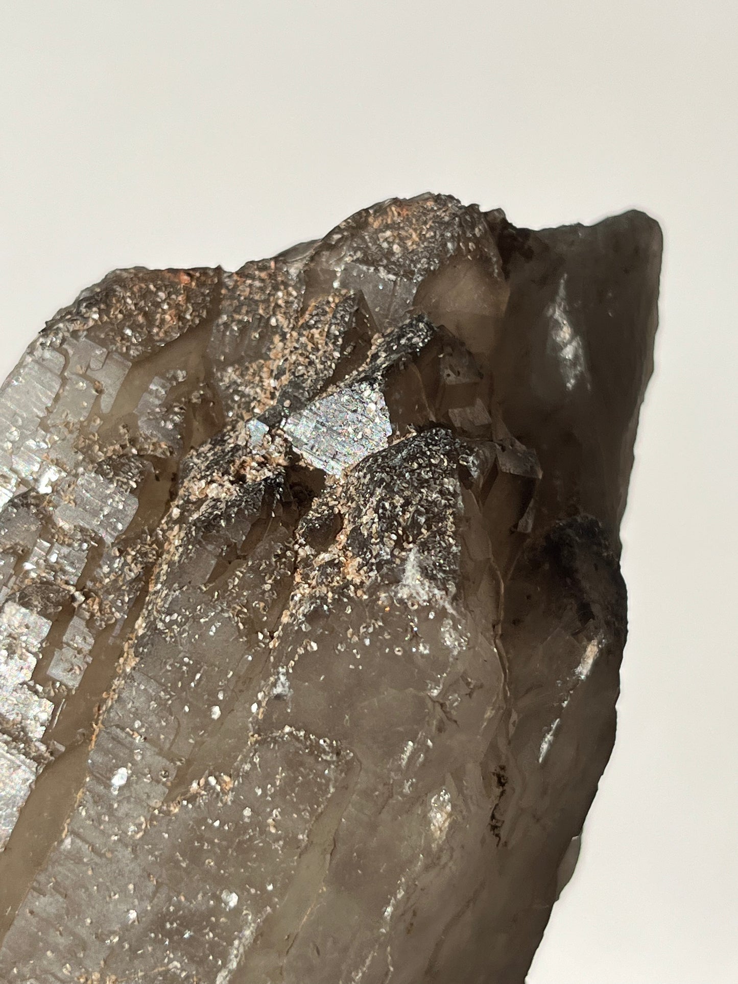 Elestial Cathedral Smokey Quartz Specimen