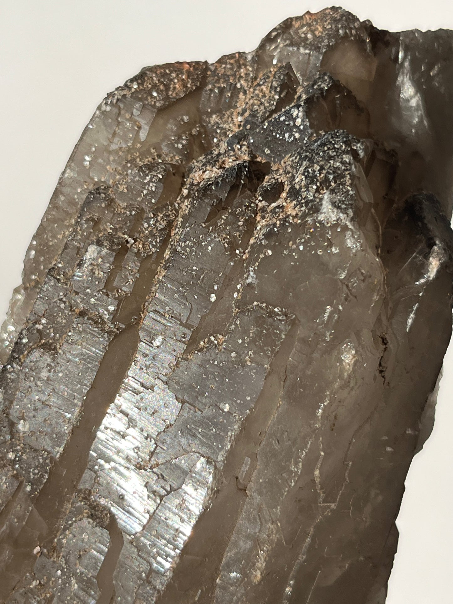 Elestial Cathedral Smokey Quartz Specimen