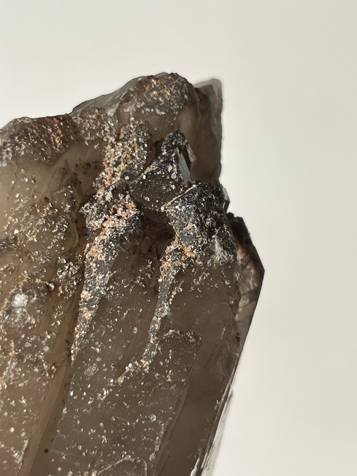 Elestial Cathedral Smokey Quartz Specimen