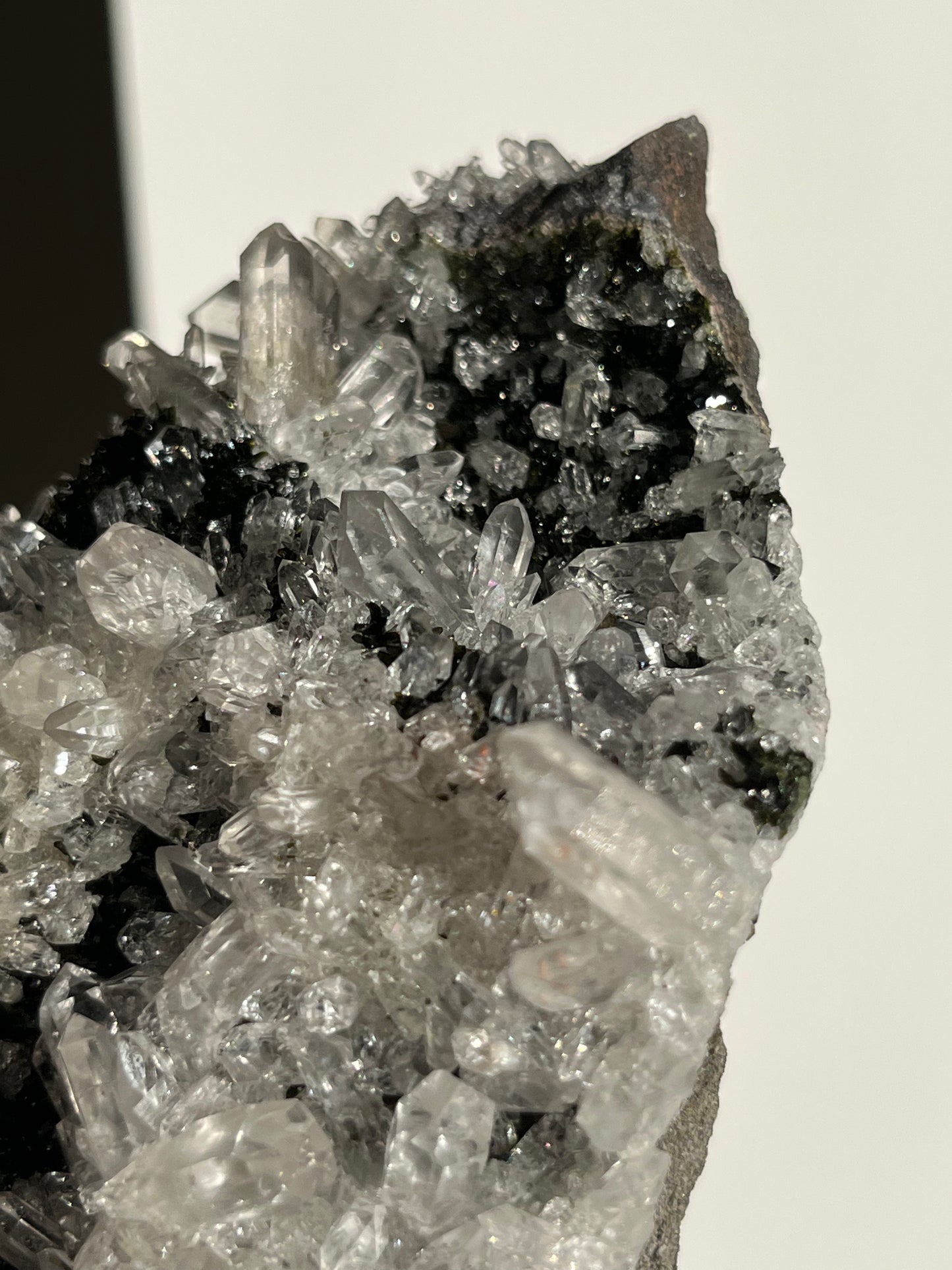 ‘Garden of Still Waters’ Epidote Quartz and Prehnite Specimen C