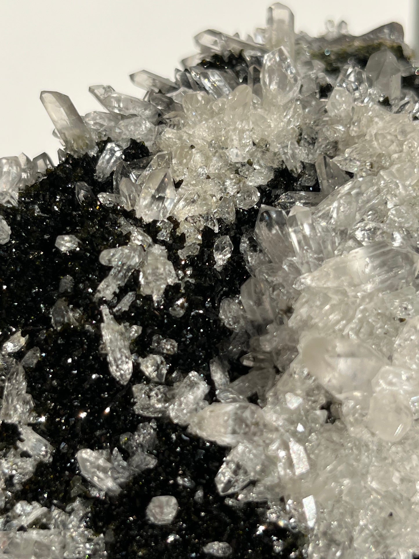 ‘Garden of Still Waters’ Epidote Quartz and Prehnite Specimen C