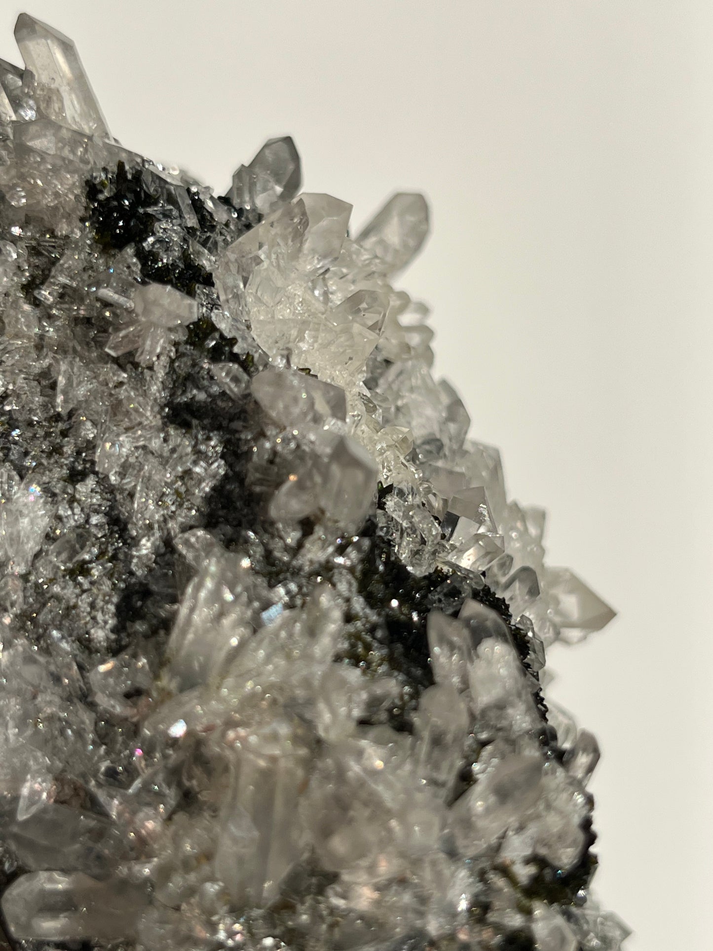 ‘Garden of Still Waters’ Epidote Quartz and Prehnite Specimen C