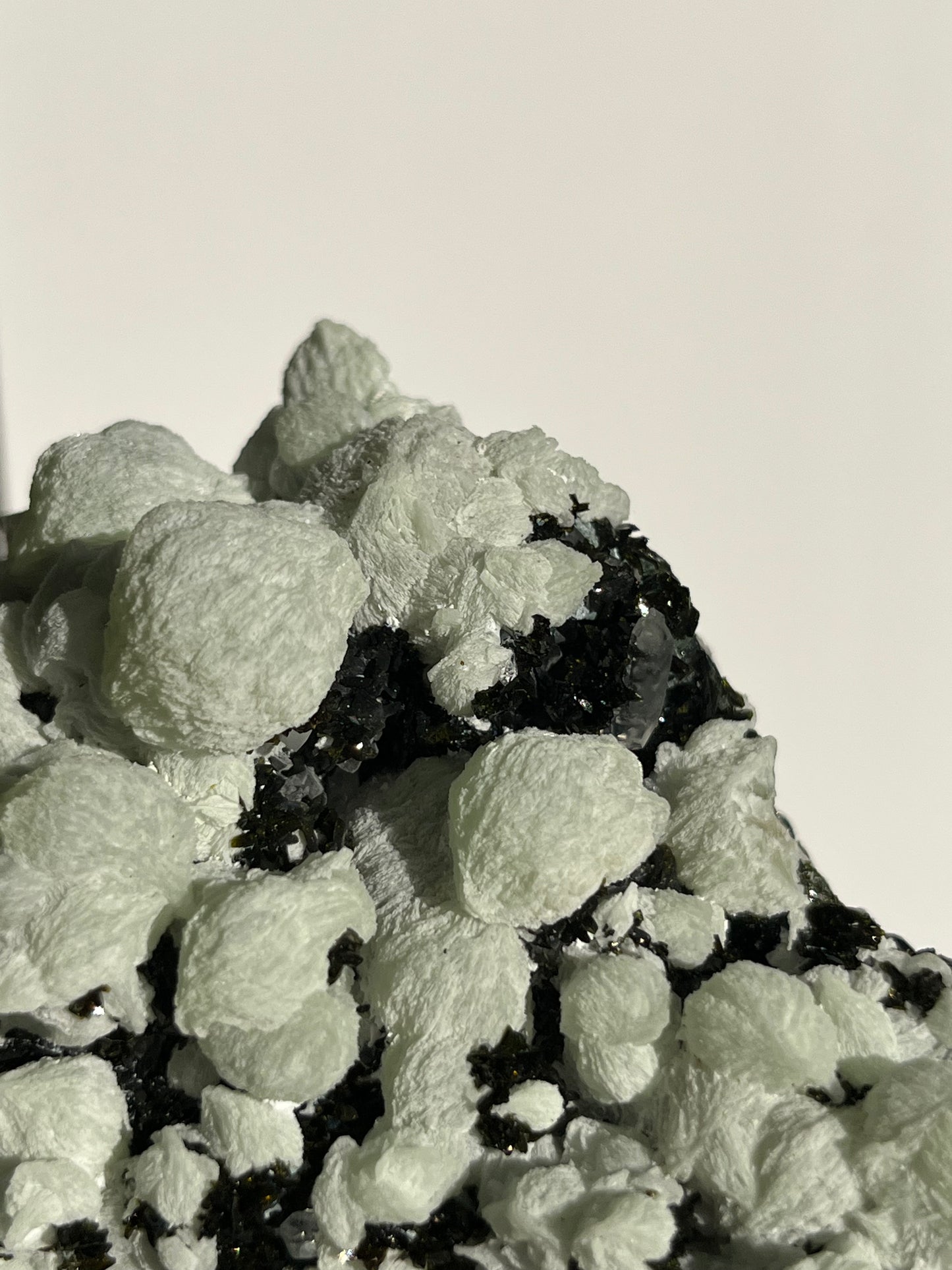 ‘Verdant Garden’ Epidote Quartz and Prehnite Specimen D (Self-Standing)