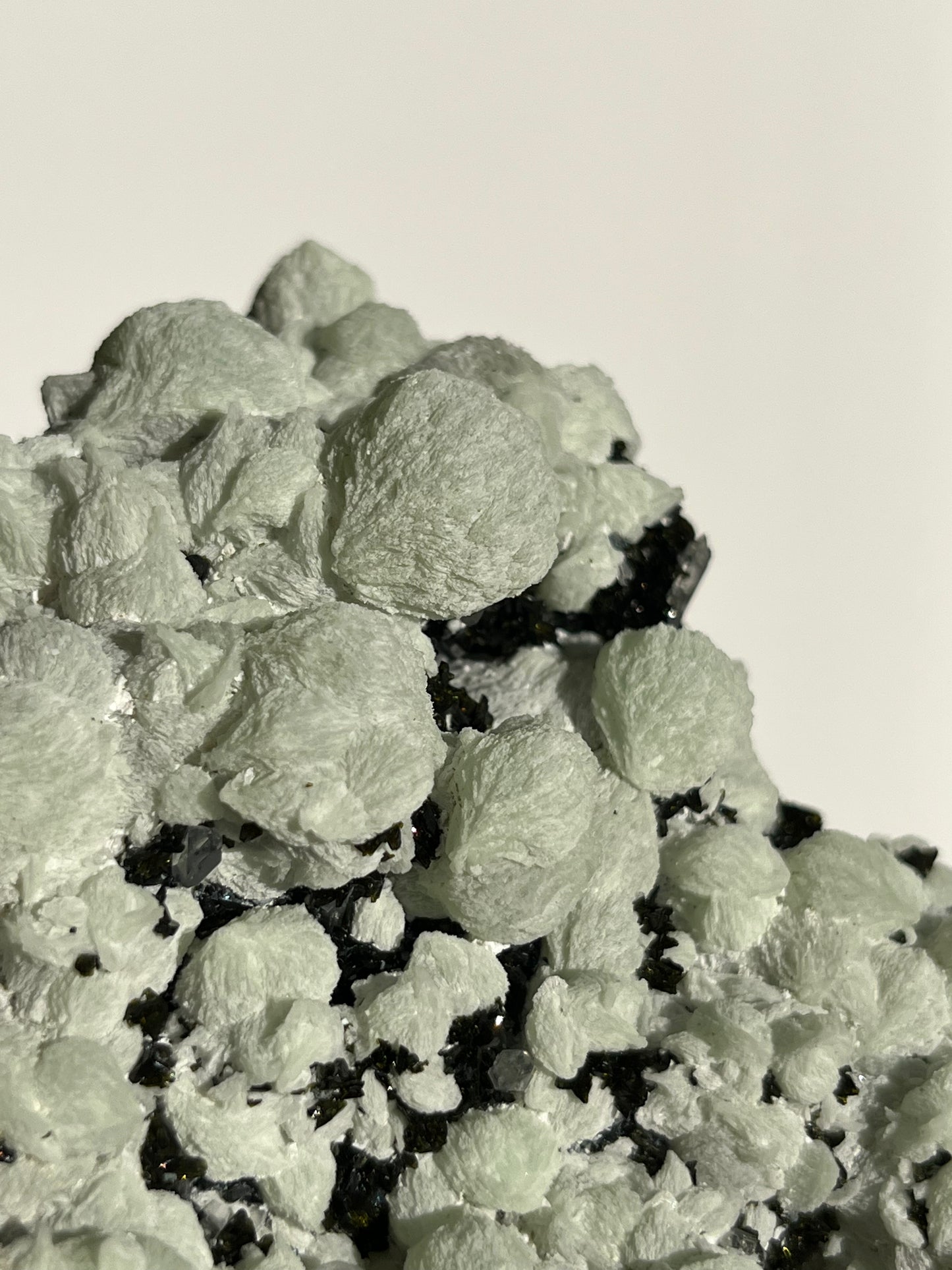 ‘Verdant Garden’ Epidote Quartz and Prehnite Specimen D (Self-Standing)