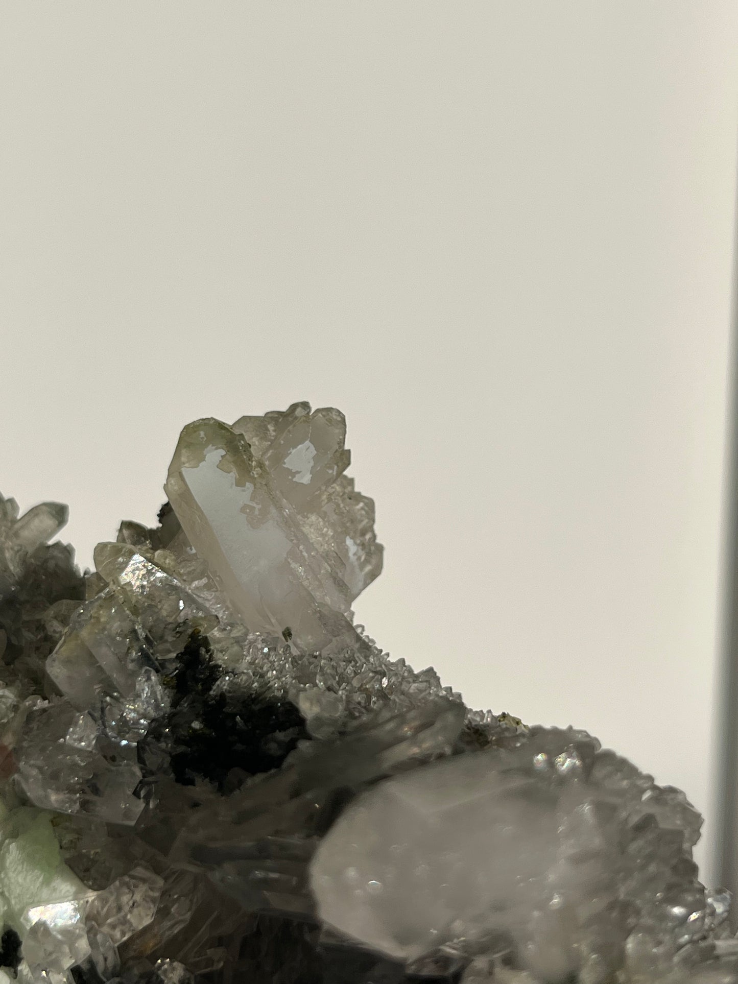 ‘Whispering Pines’ Epidote Quartz and Prehnite Specimen E