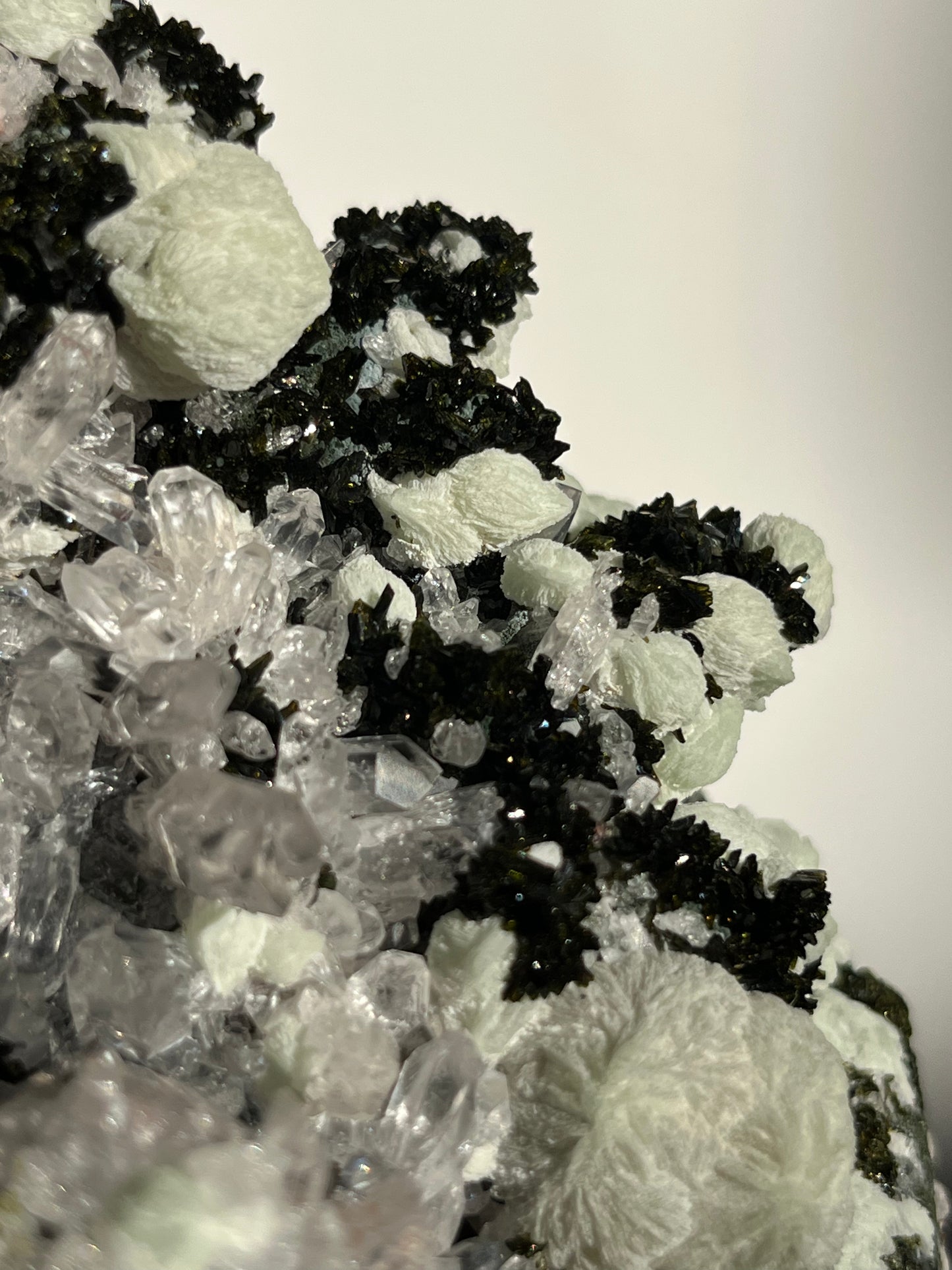 ‘Immortal Grove’ Epidote with Quartz and Prehnite Specimen G