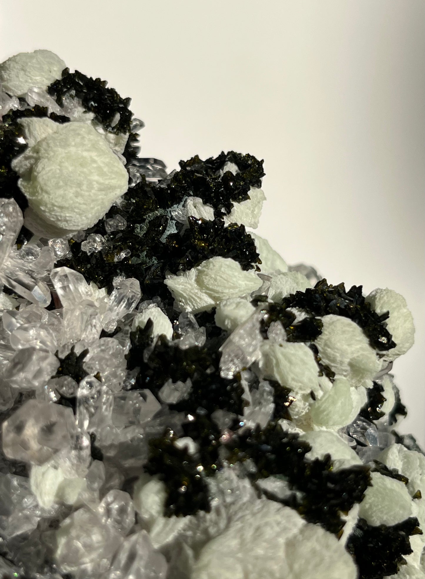 ‘Immortal Grove’ Epidote with Quartz and Prehnite Specimen G