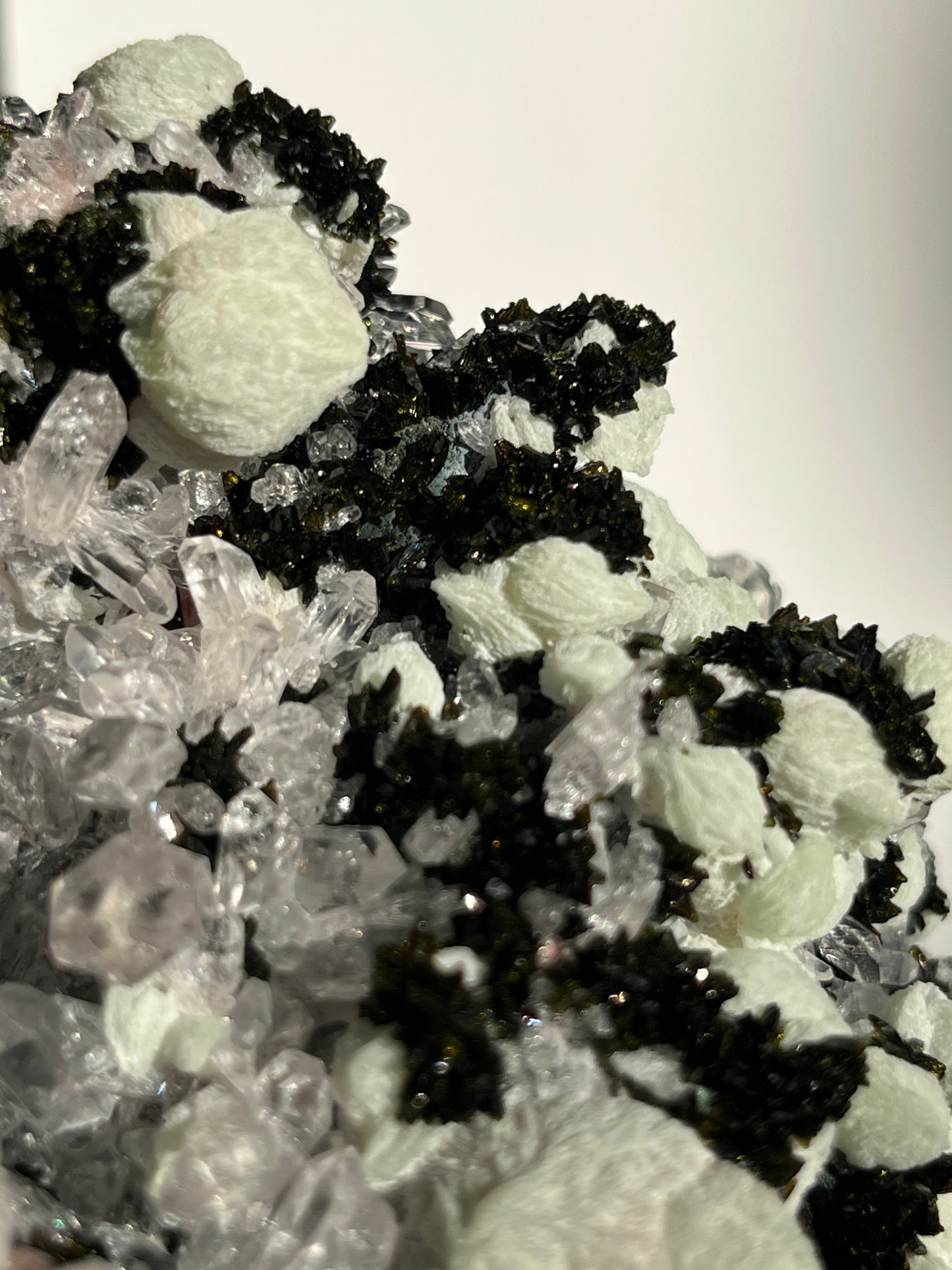 ‘Immortal Grove’ Epidote with Quartz and Prehnite Specimen G