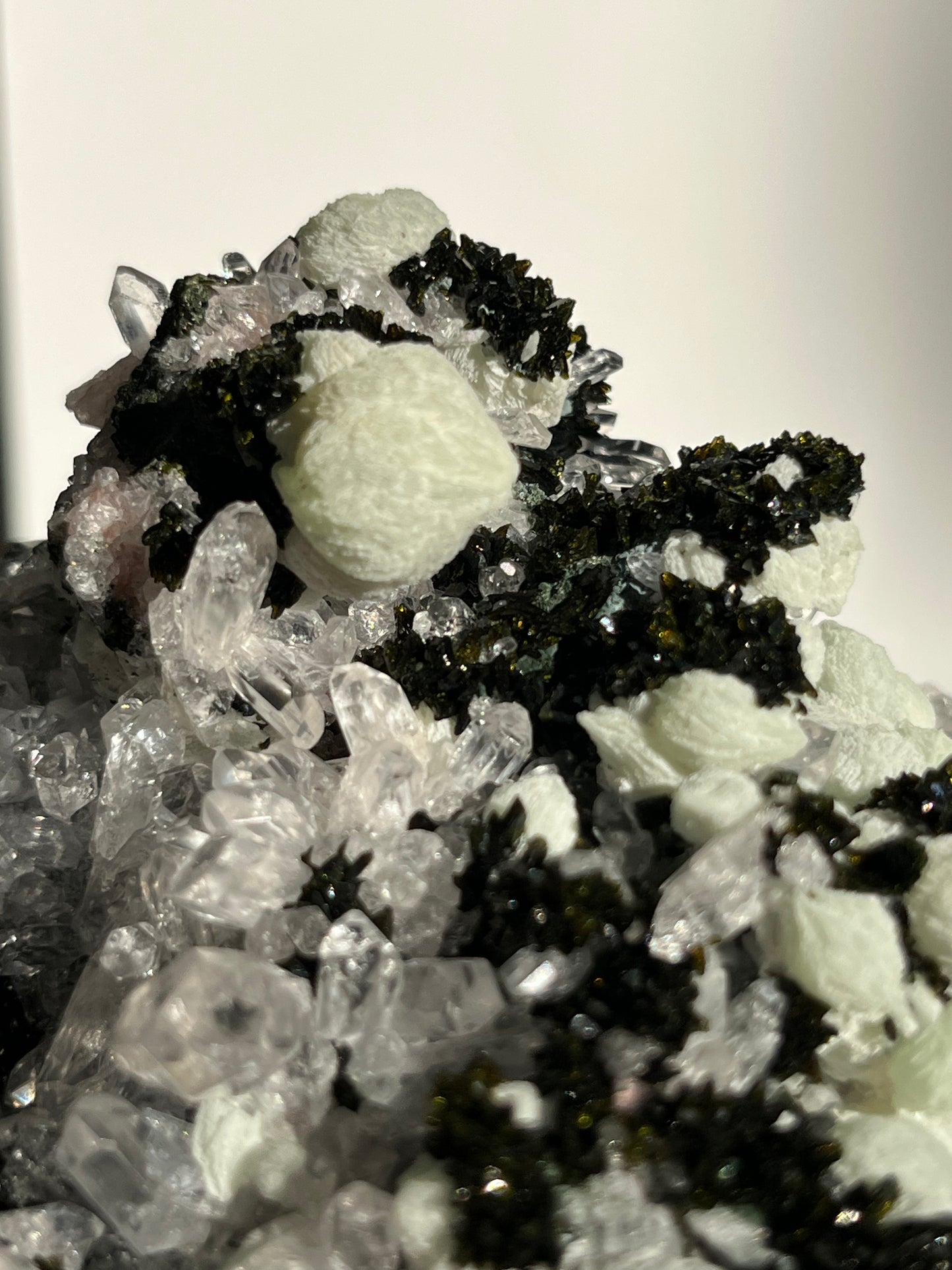 ‘Immortal Grove’ Epidote with Quartz and Prehnite Specimen G