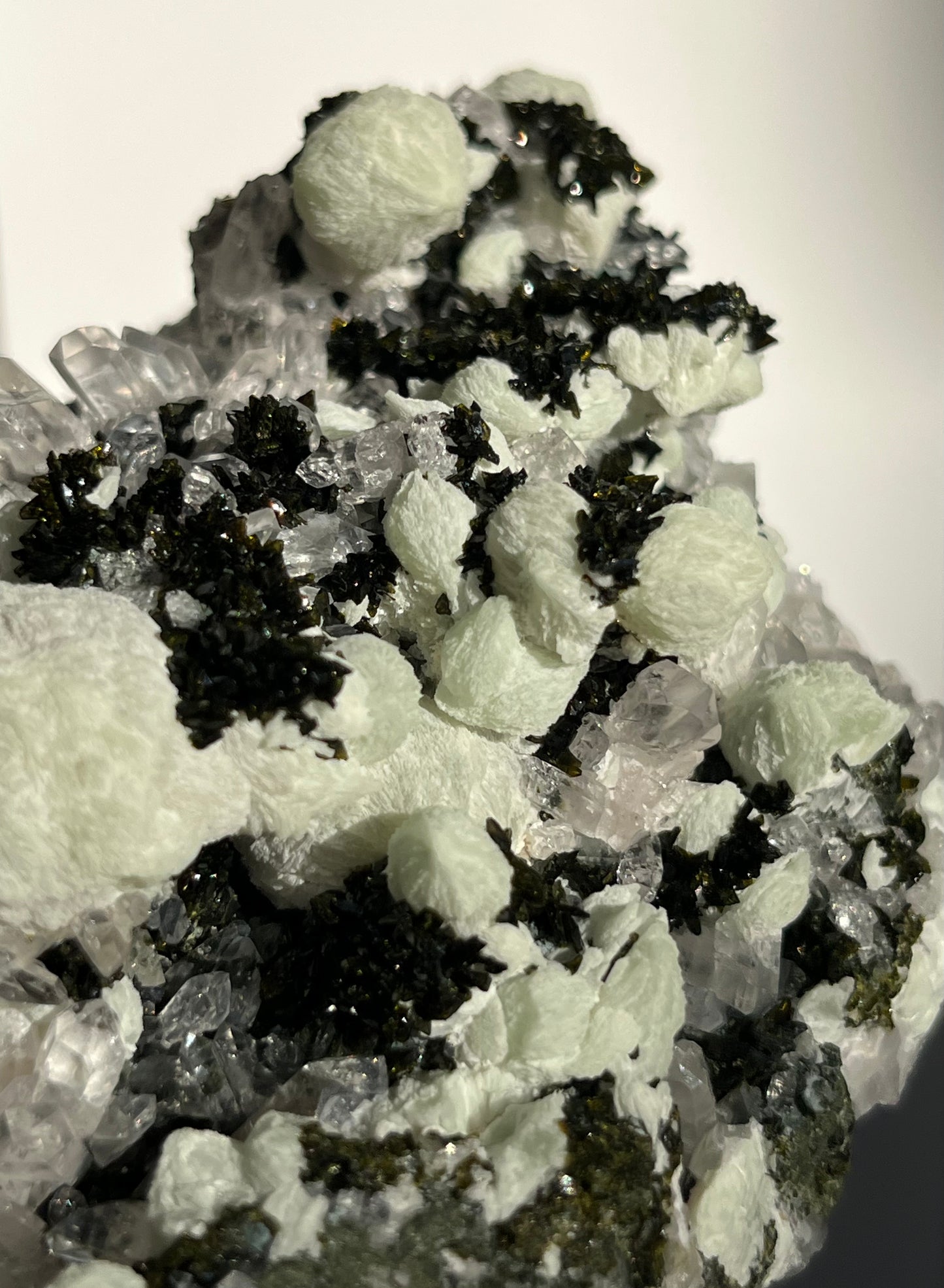 ‘Immortal Grove’ Epidote with Quartz and Prehnite Specimen G