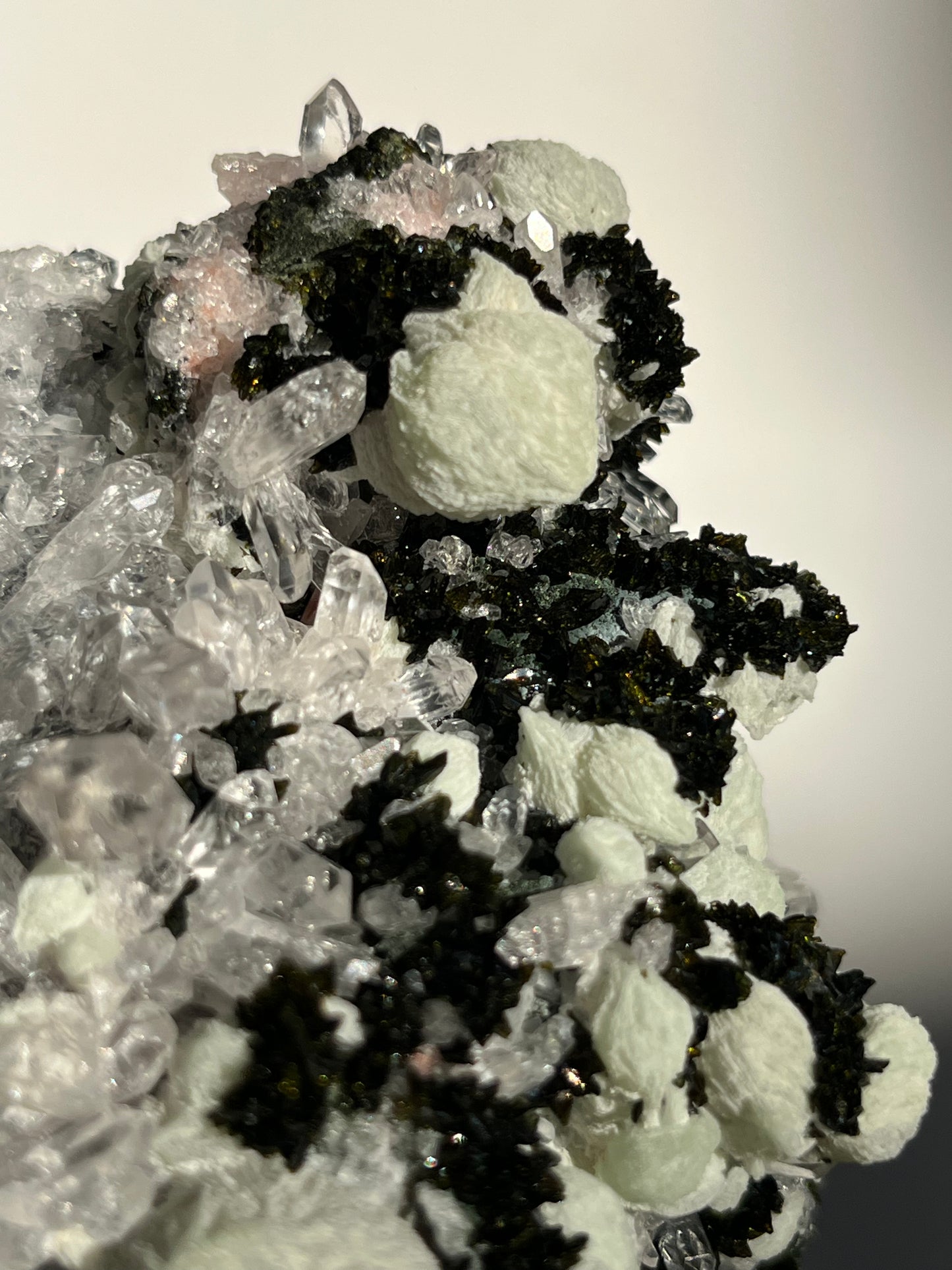 ‘Immortal Grove’ Epidote with Quartz and Prehnite Specimen G