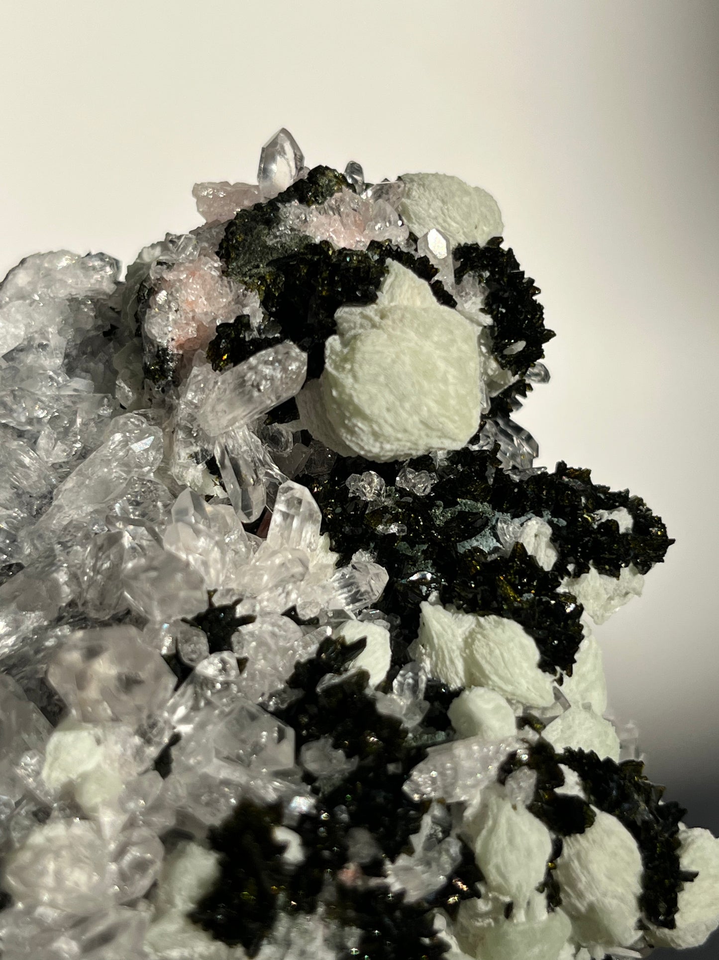 ‘Immortal Grove’ Epidote with Quartz and Prehnite Specimen G