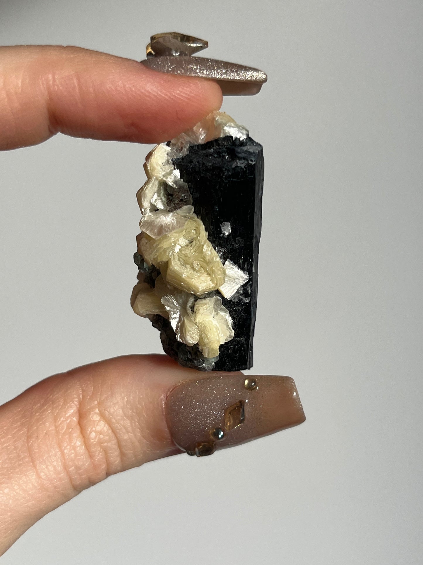 Erongo Fluorite with Tourmaline and Muscovite Specimen A