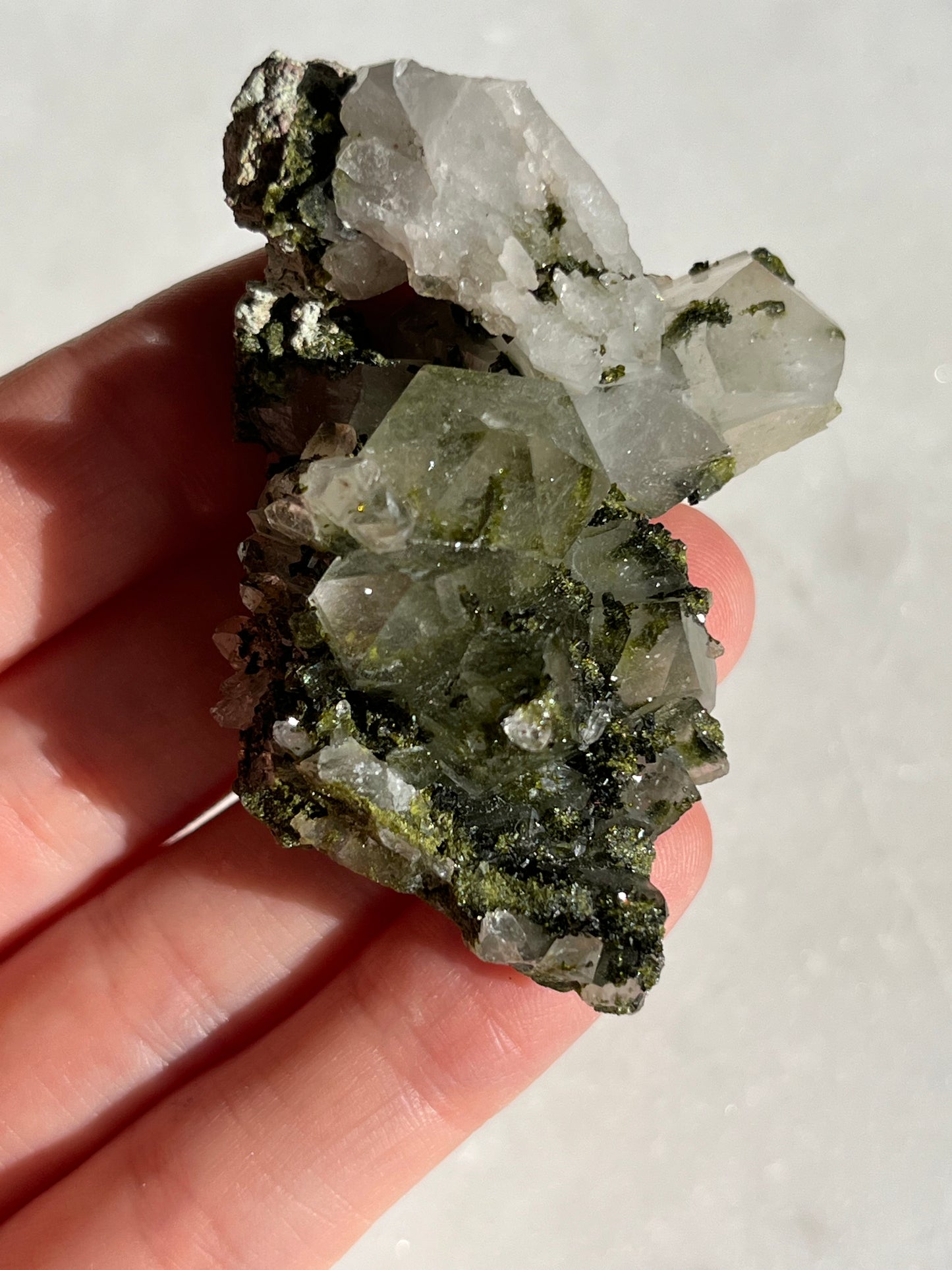 Epidote & Quartz Cluster (You Choose)