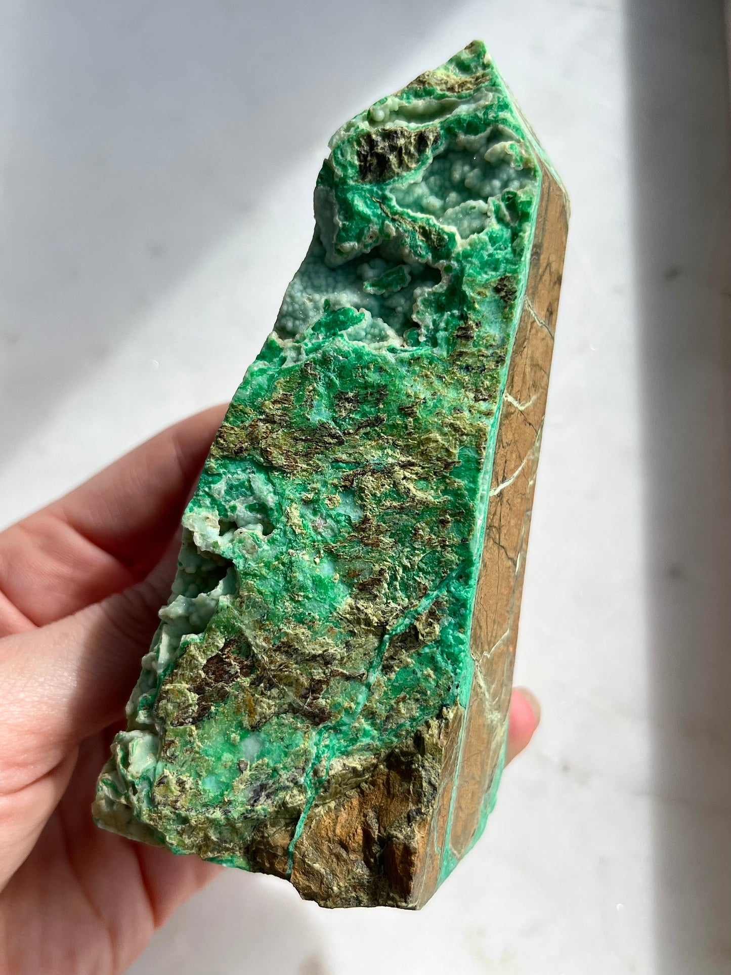 Indonesian Green Smithsonite Tower #5