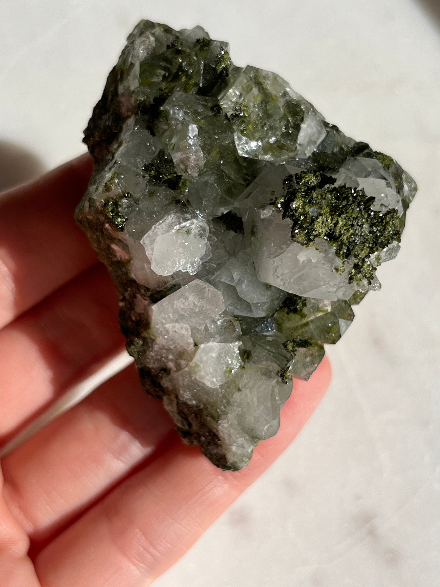 Epidote & Quartz Cluster (You Choose)