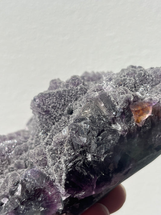 Stepped Octahedral Purple Fluorite Specimen #2