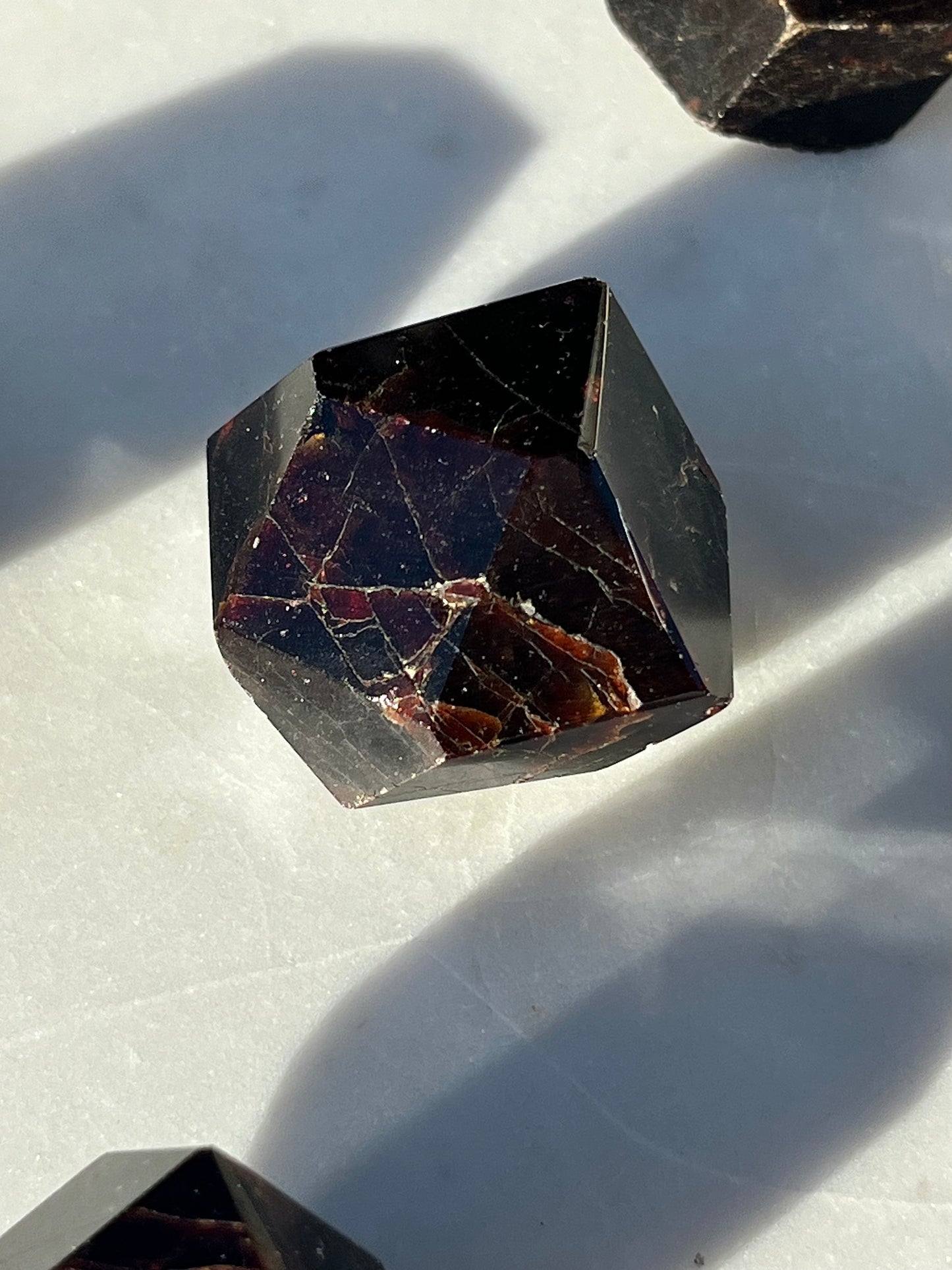 Faceted Garnet Freeform (Perfectly Imperfect)