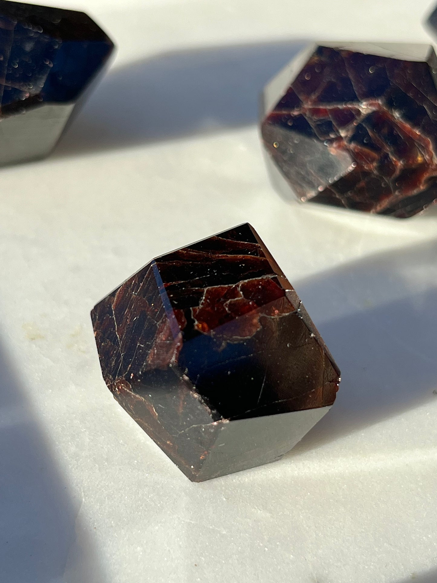 Faceted Garnet Freeform (Perfectly Imperfect)