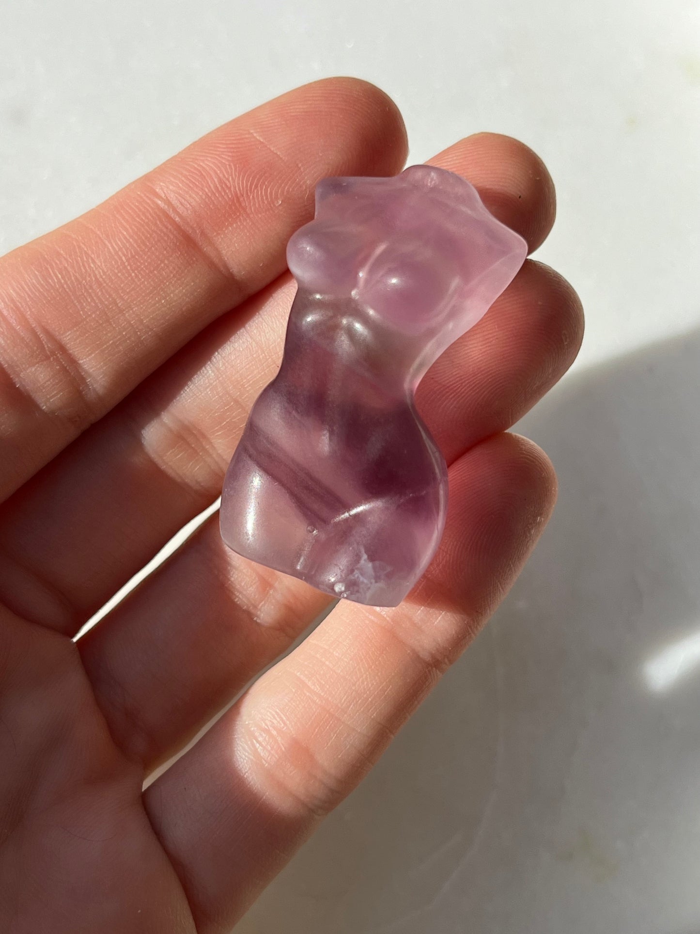 Rainbow Fluorite Goddess Body Carving Perfectly Imperfect (You Choose)