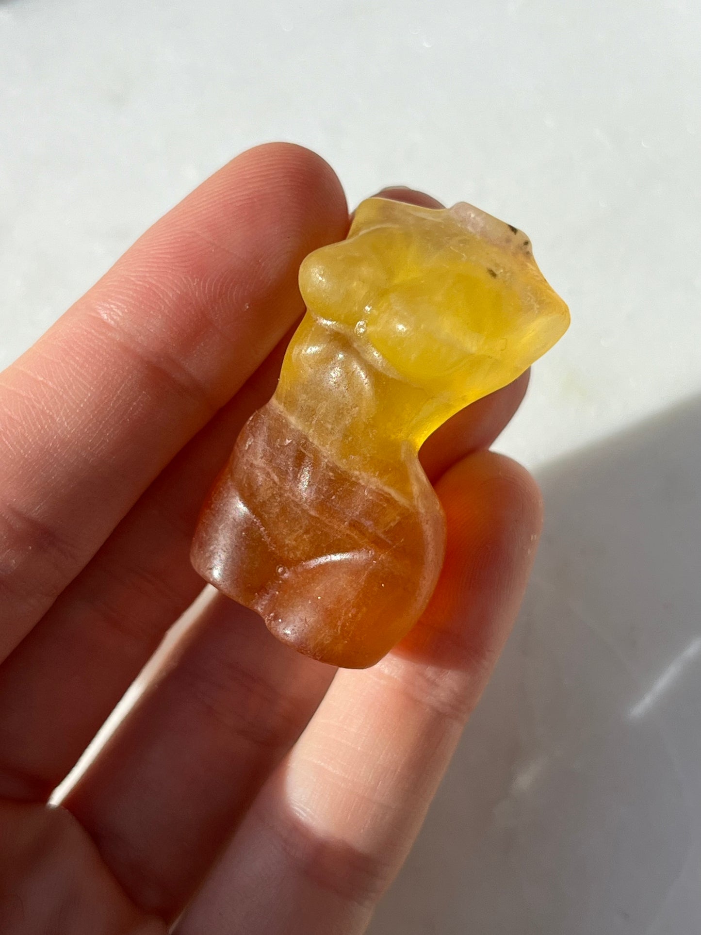 Rainbow Fluorite Goddess Body Carving Perfectly Imperfect (You Choose)