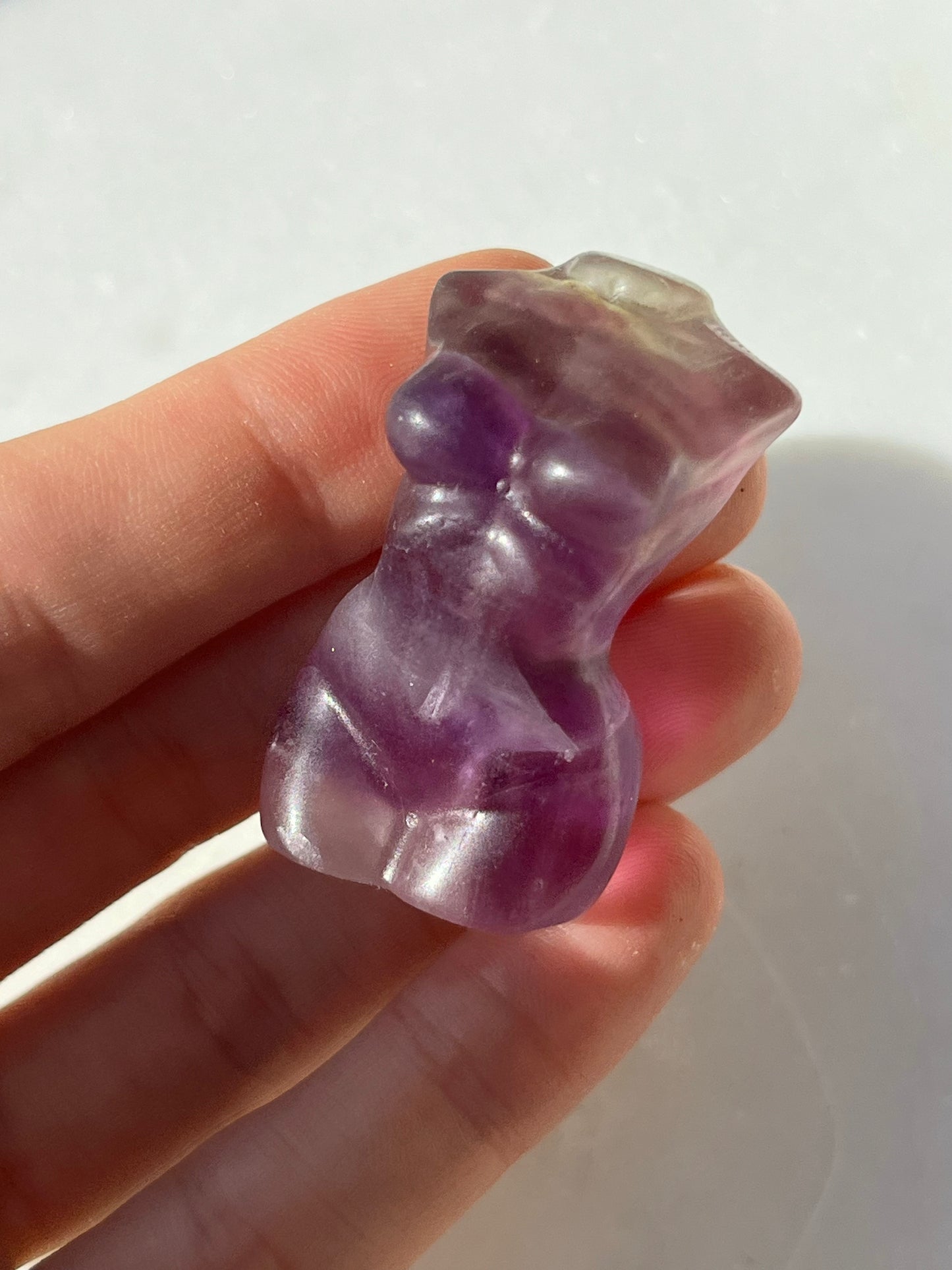 Rainbow Fluorite Goddess Body Carving Perfectly Imperfect (You Choose)