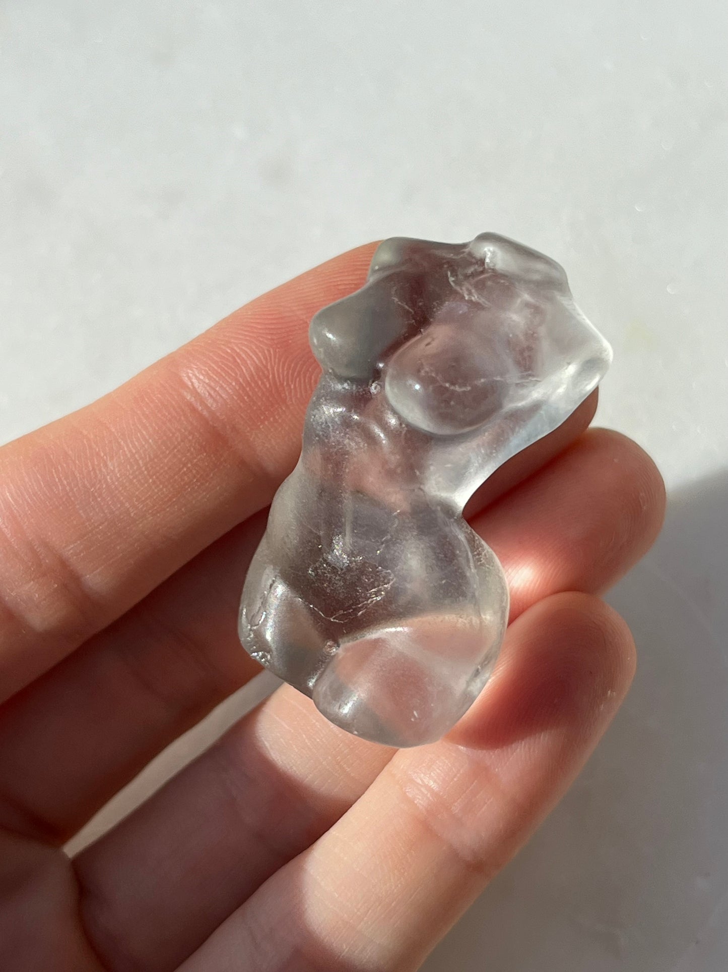 Rainbow Fluorite Goddess Body Carving Perfectly Imperfect (You Choose)