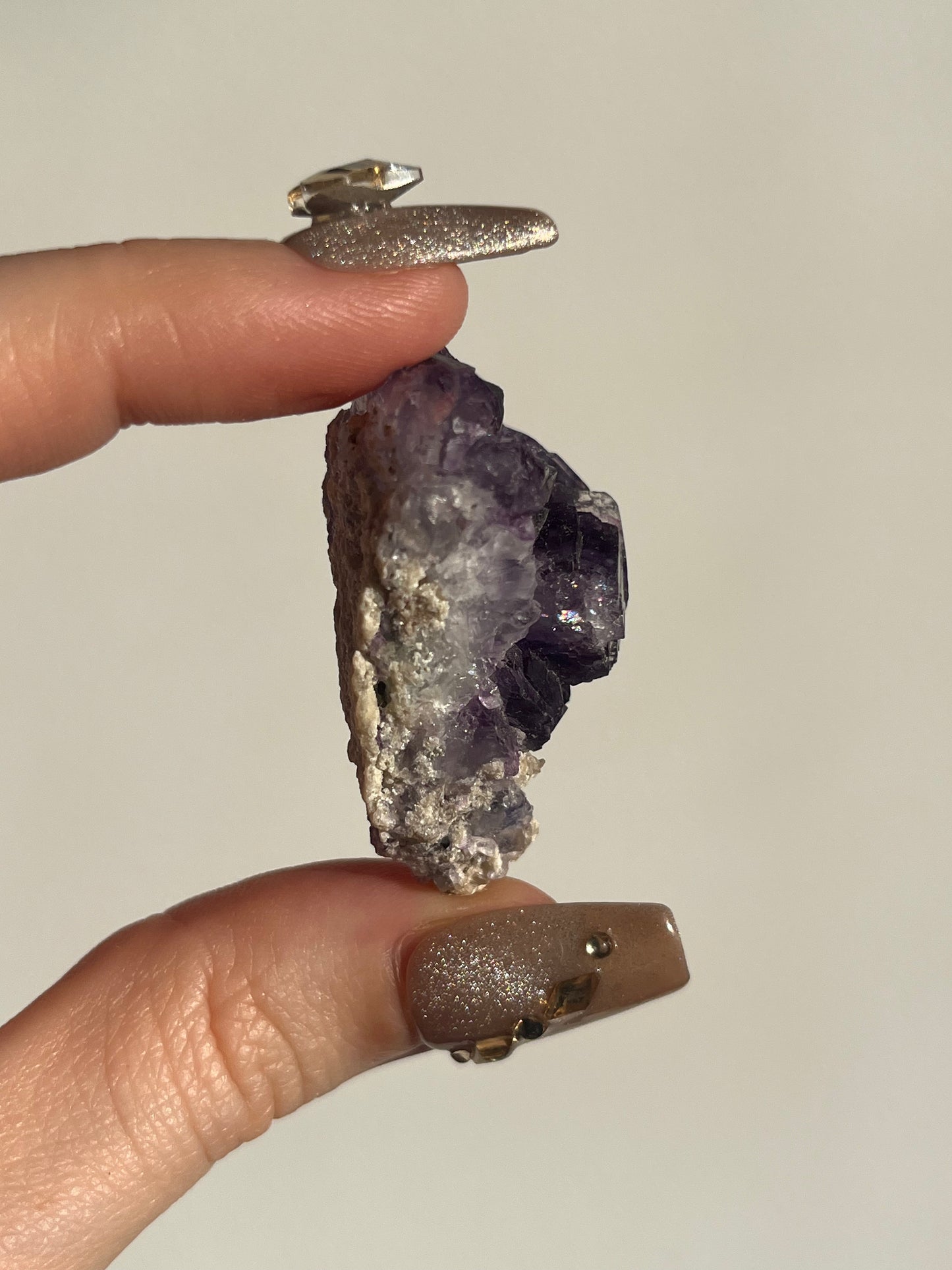 Stepped Purple Fluorite Specimen A
