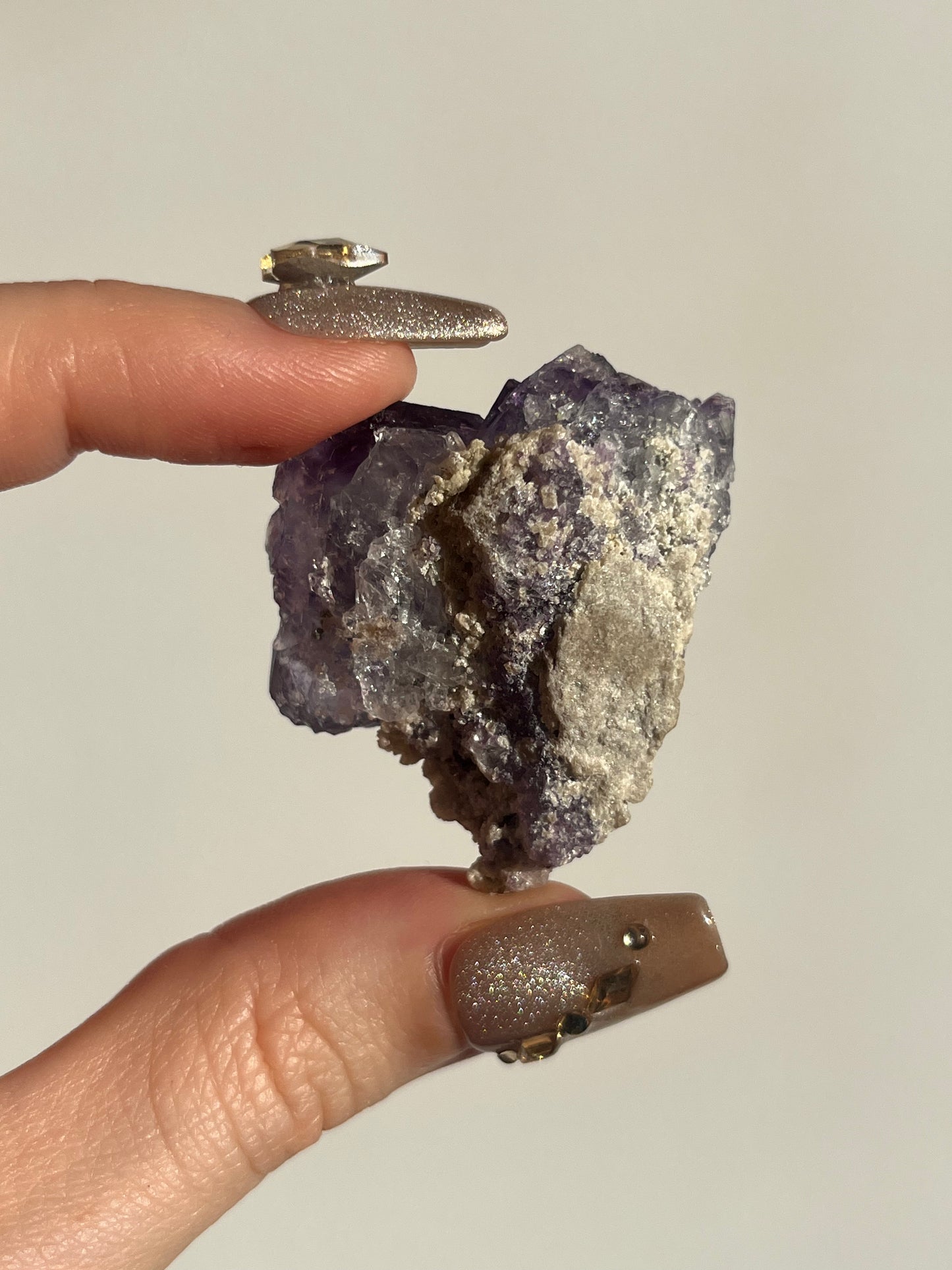 Stepped Purple Fluorite Specimen A