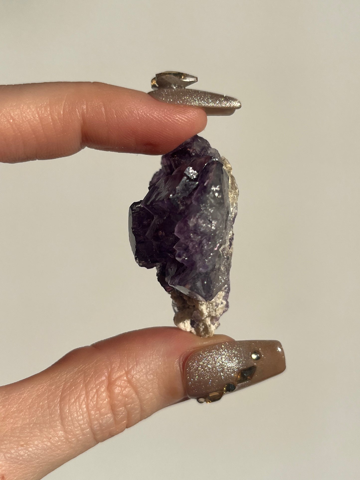 Stepped Purple Fluorite Specimen A
