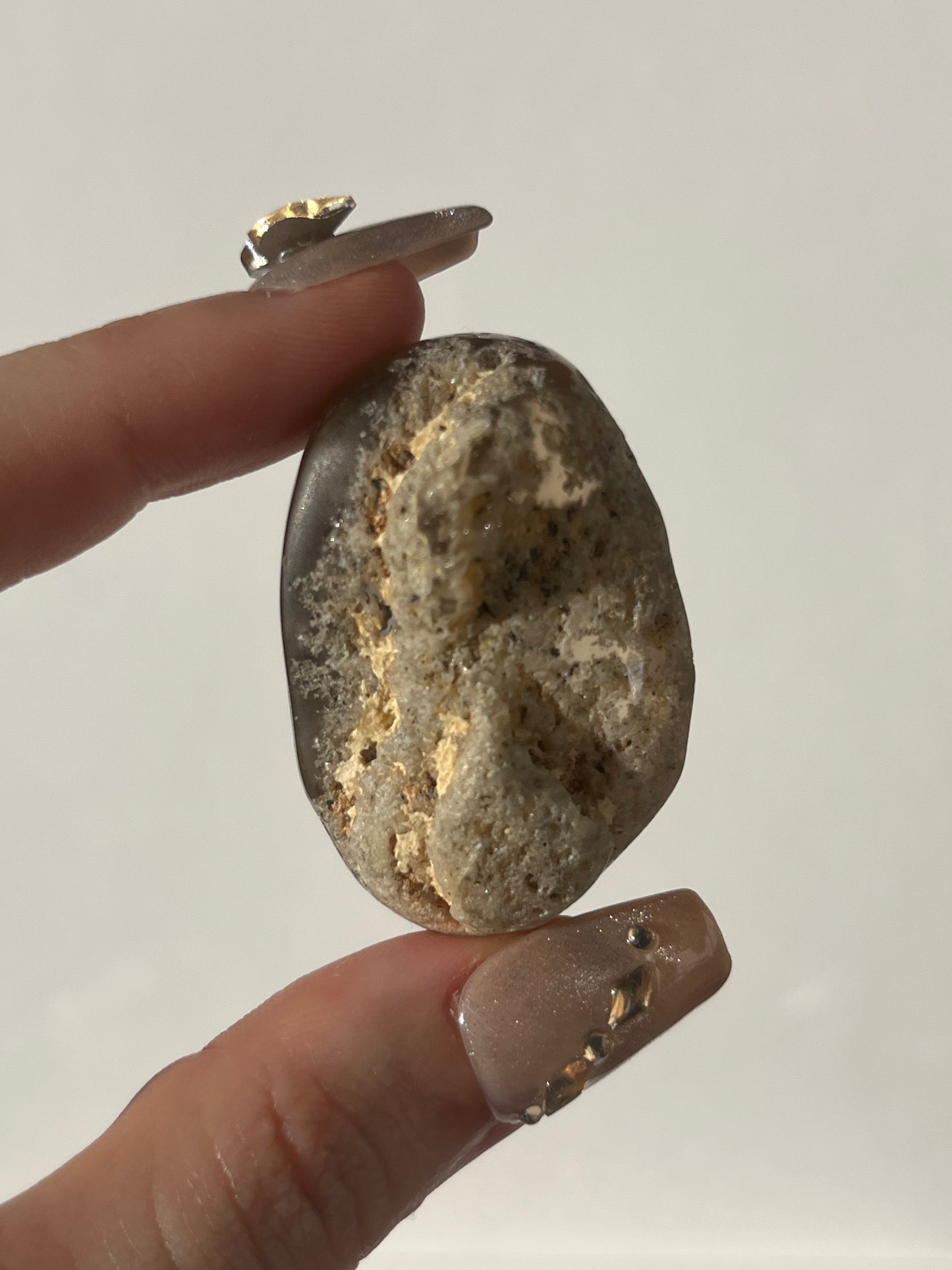 Garden Quartz Lens Carving E