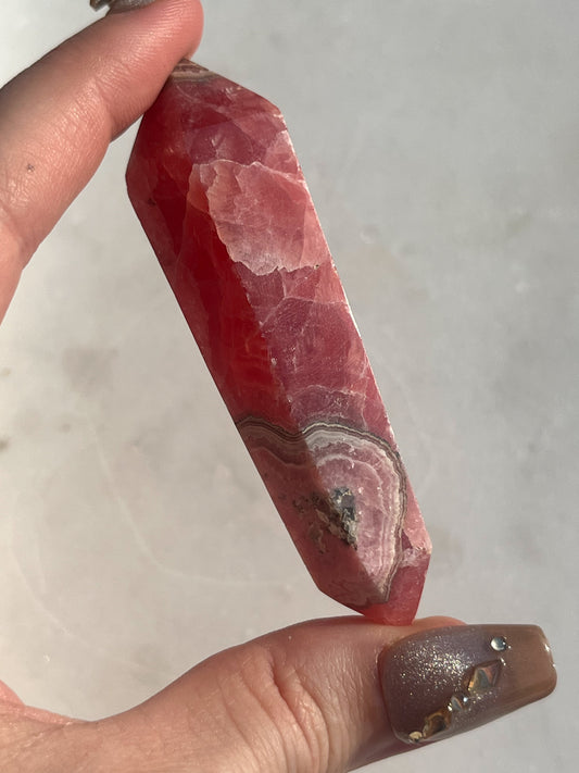 Gel Rhodochrosite Large DT Carving