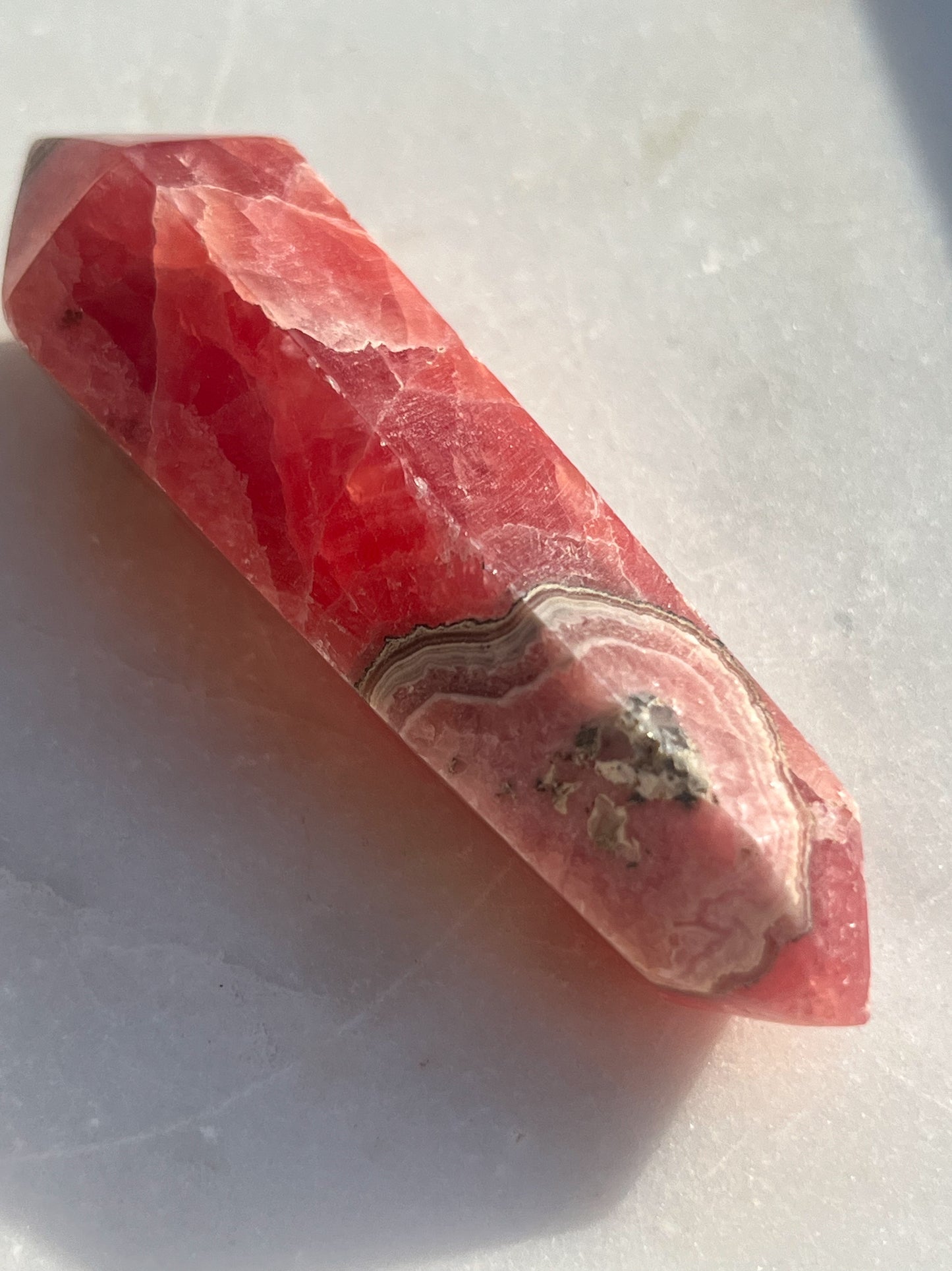 Gel Rhodochrosite Large DT Carving