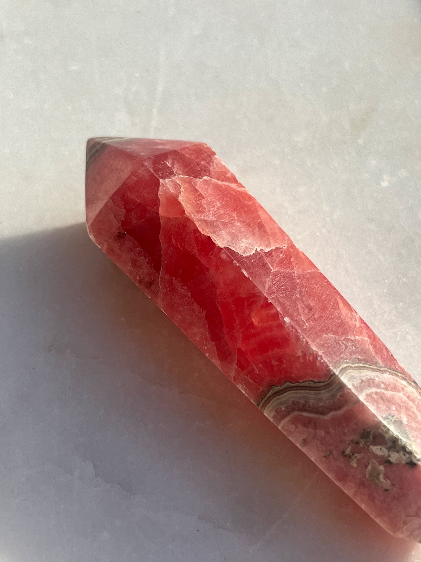 Gel Rhodochrosite Large DT Carving