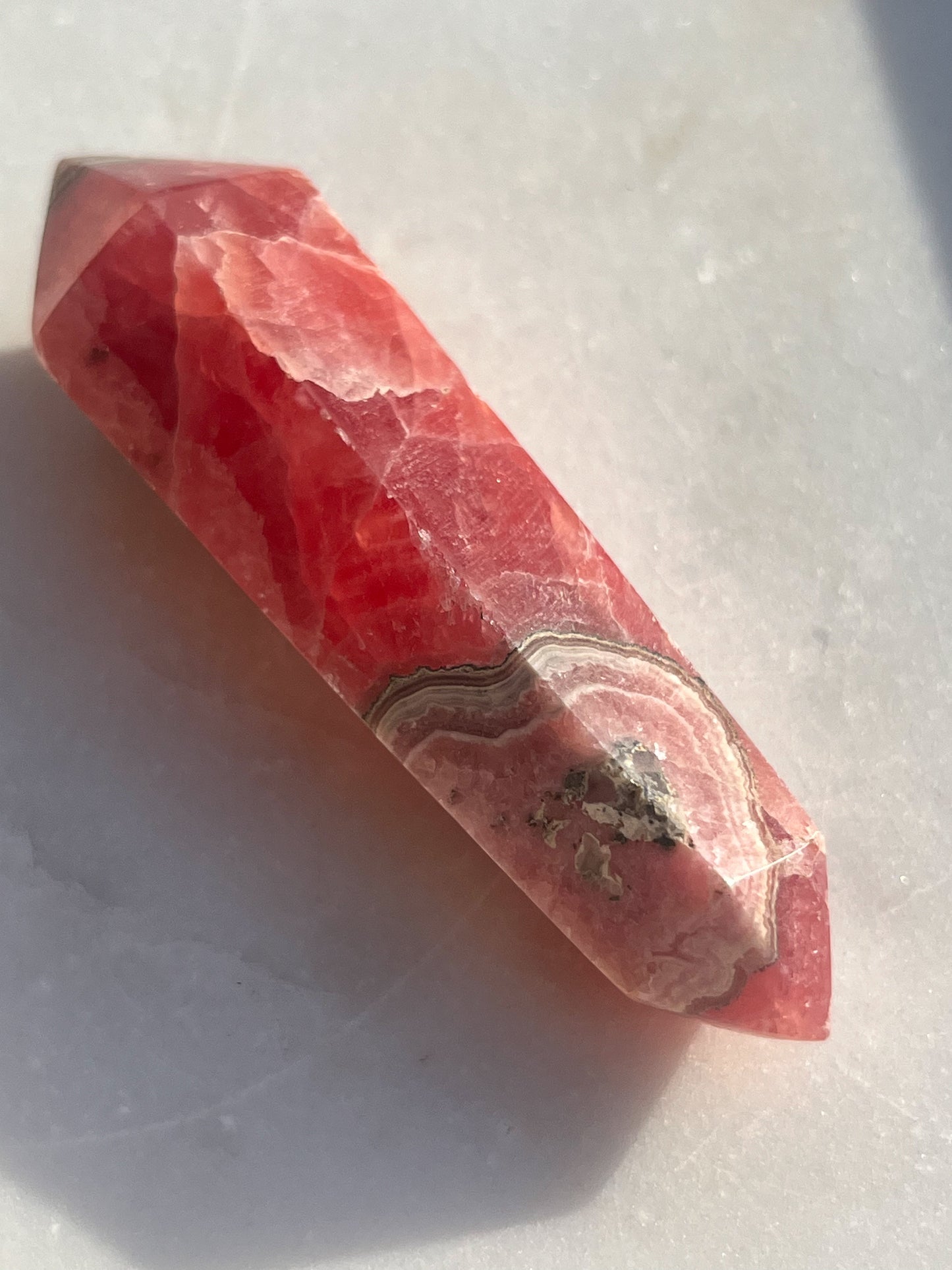 Gel Rhodochrosite Large DT Carving