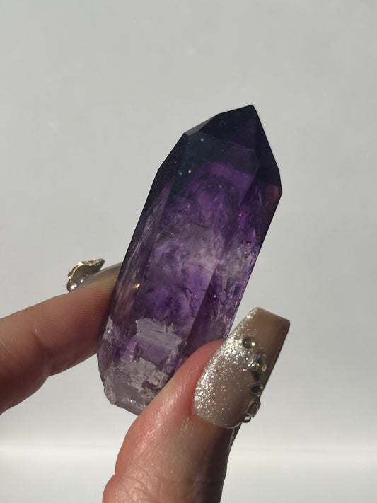 Deep Violet Amethyst with Enhydro Specimen D
