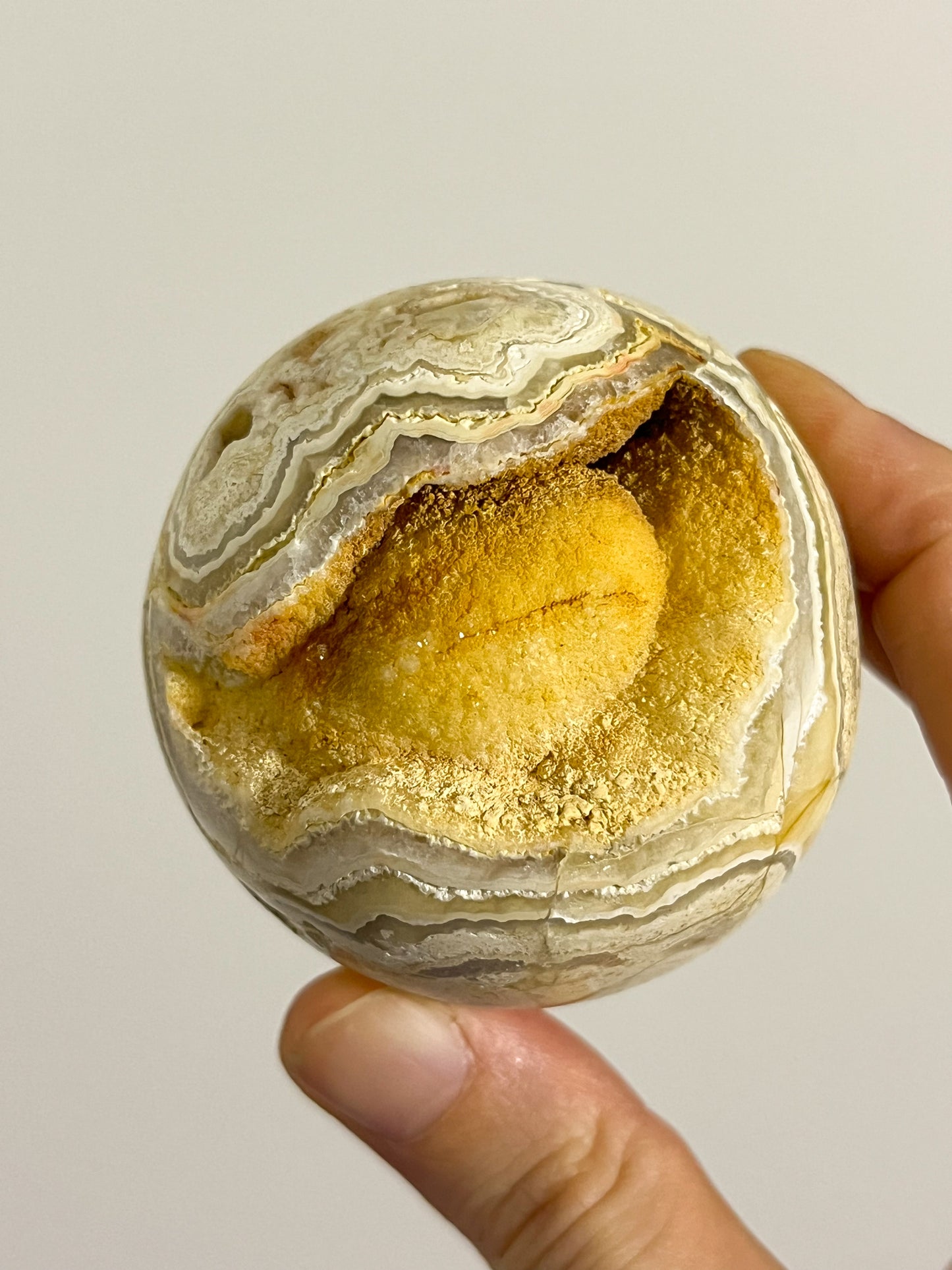 Golden Crazy Lace Agate Sphere #5