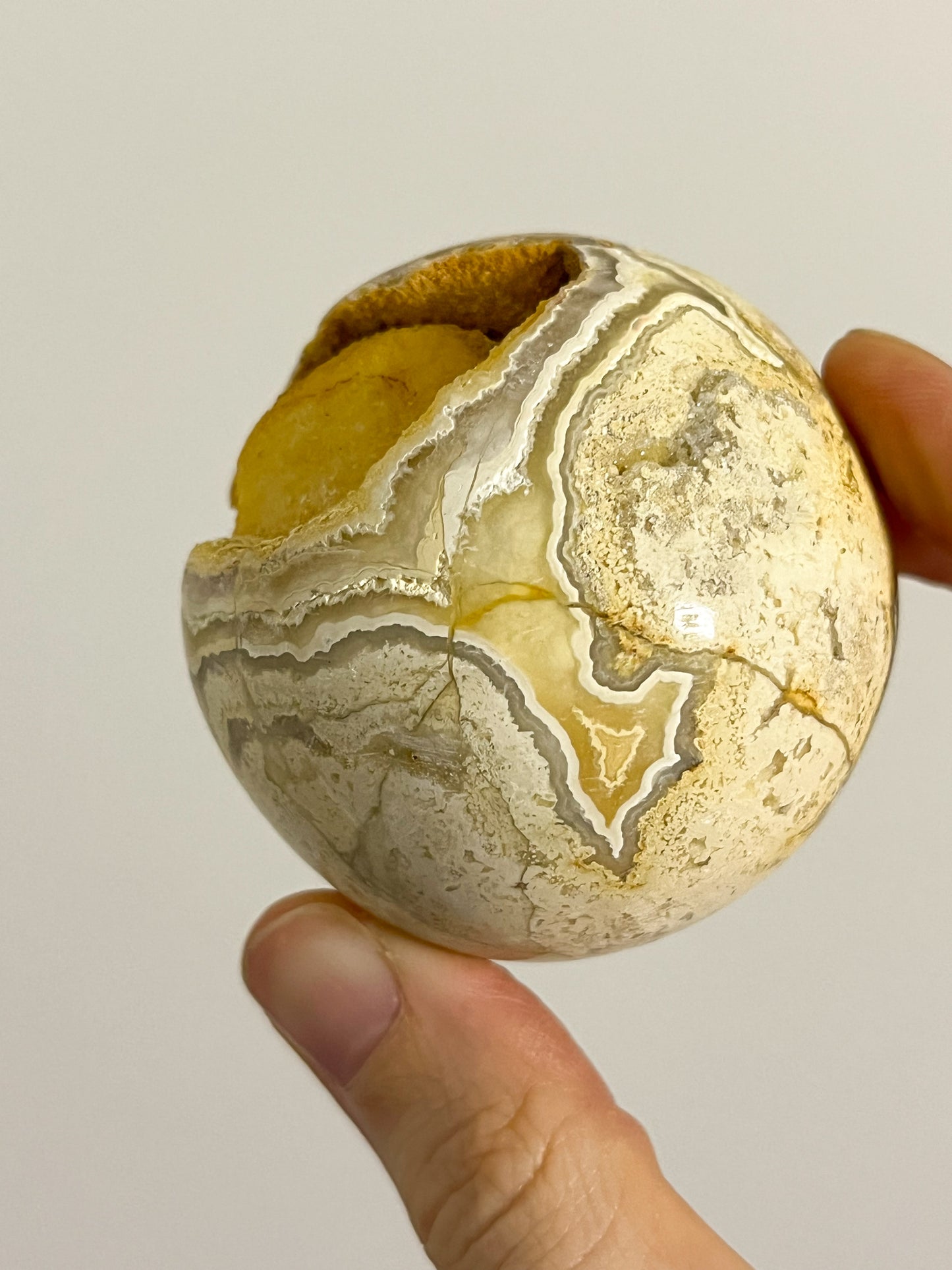 Golden Crazy Lace Agate Sphere #5