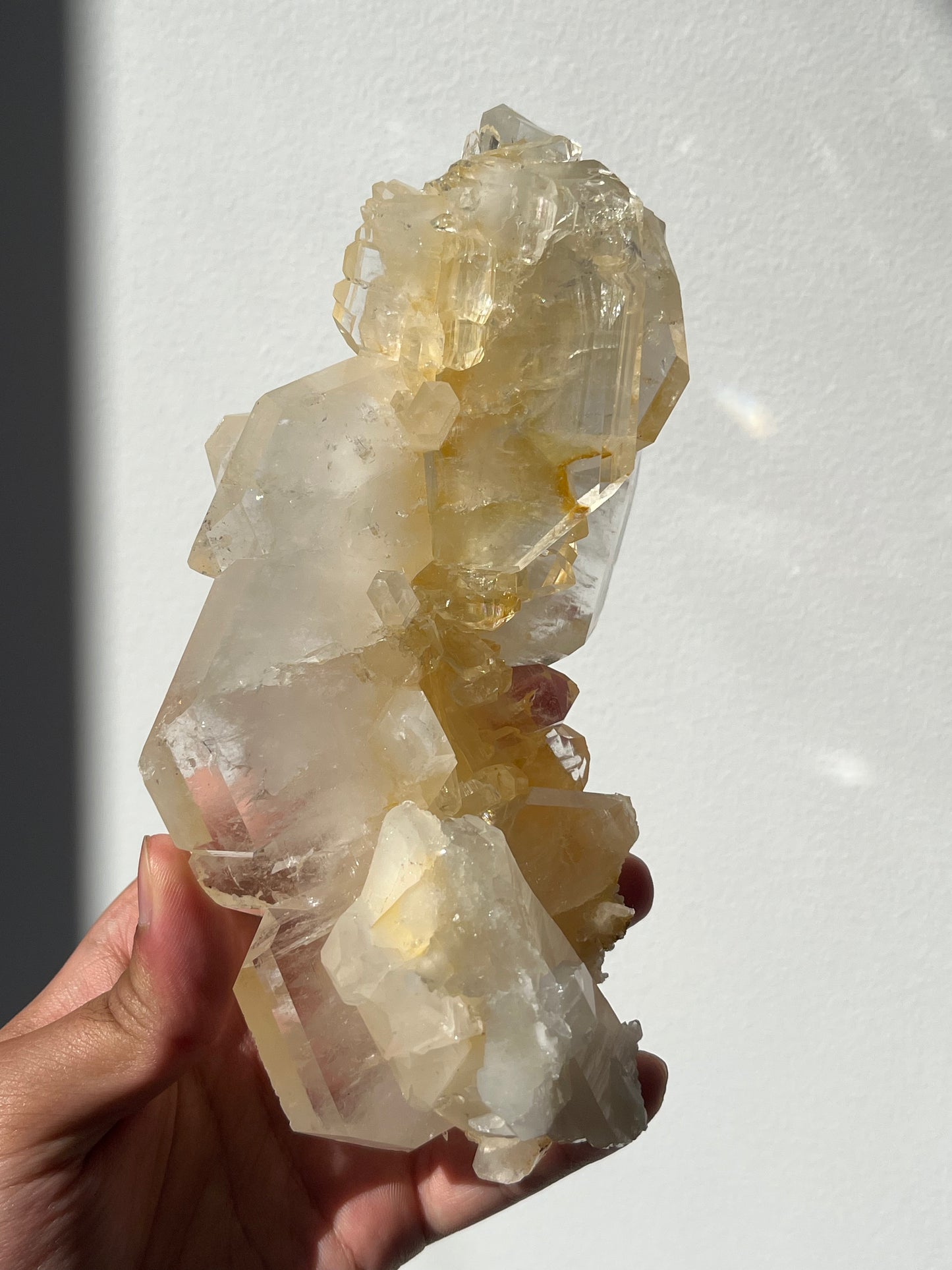 “The Luminous Axis” Golden Healer Faden Quartz Specimen A
