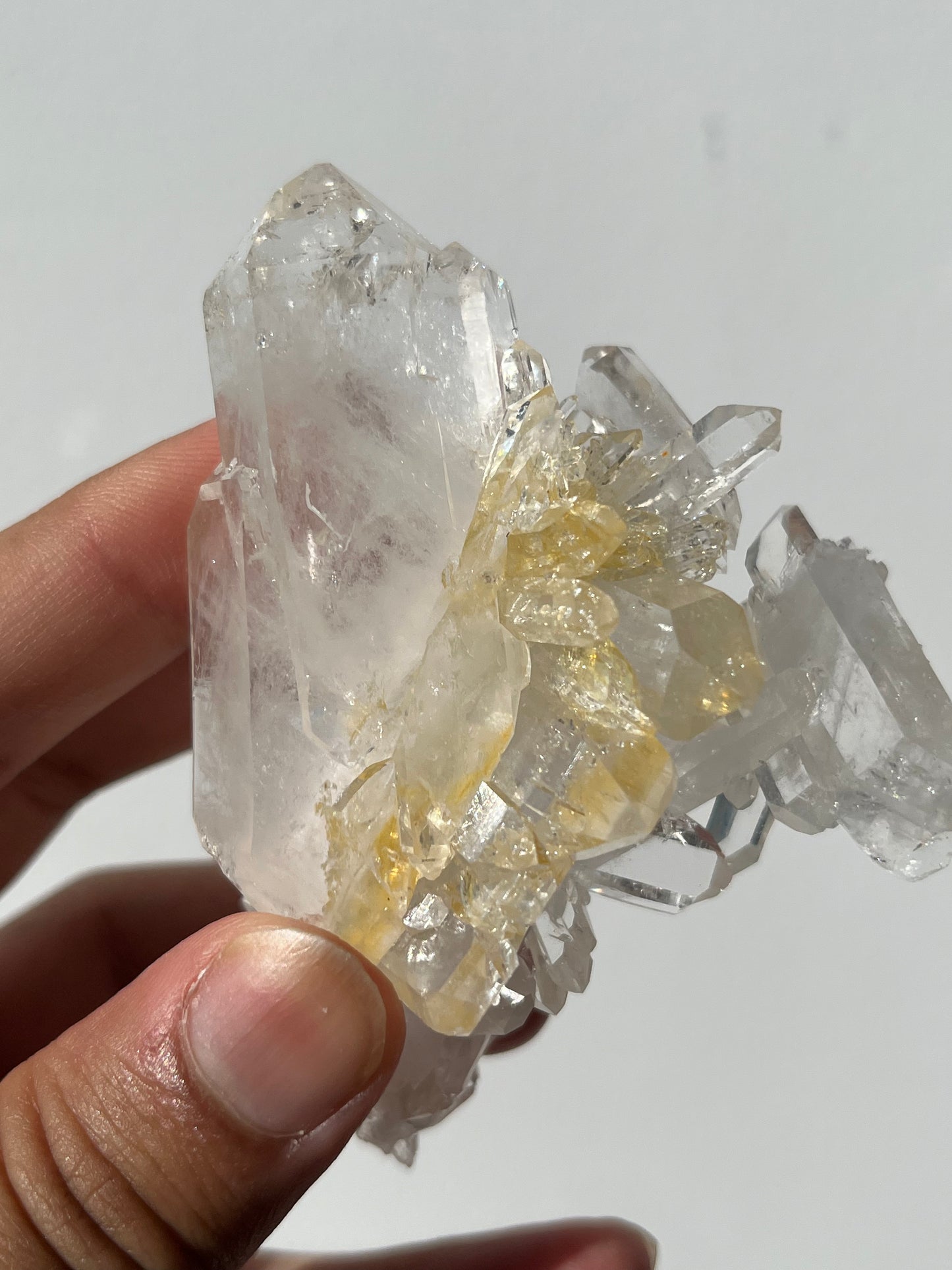 “Spires of Light” Golden Healer Faden Quartz Specimen I
