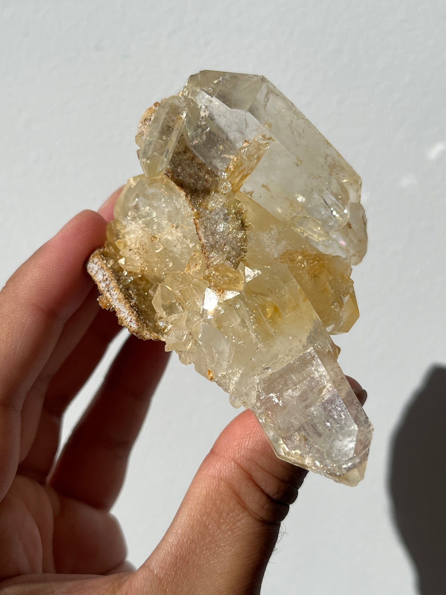 “Bridges of Formation” Golden Healer Faden Quartz Specimen J