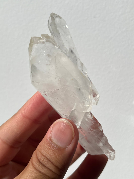 “Convergence of Light” Golden Healer Faden Quartz Specimen M