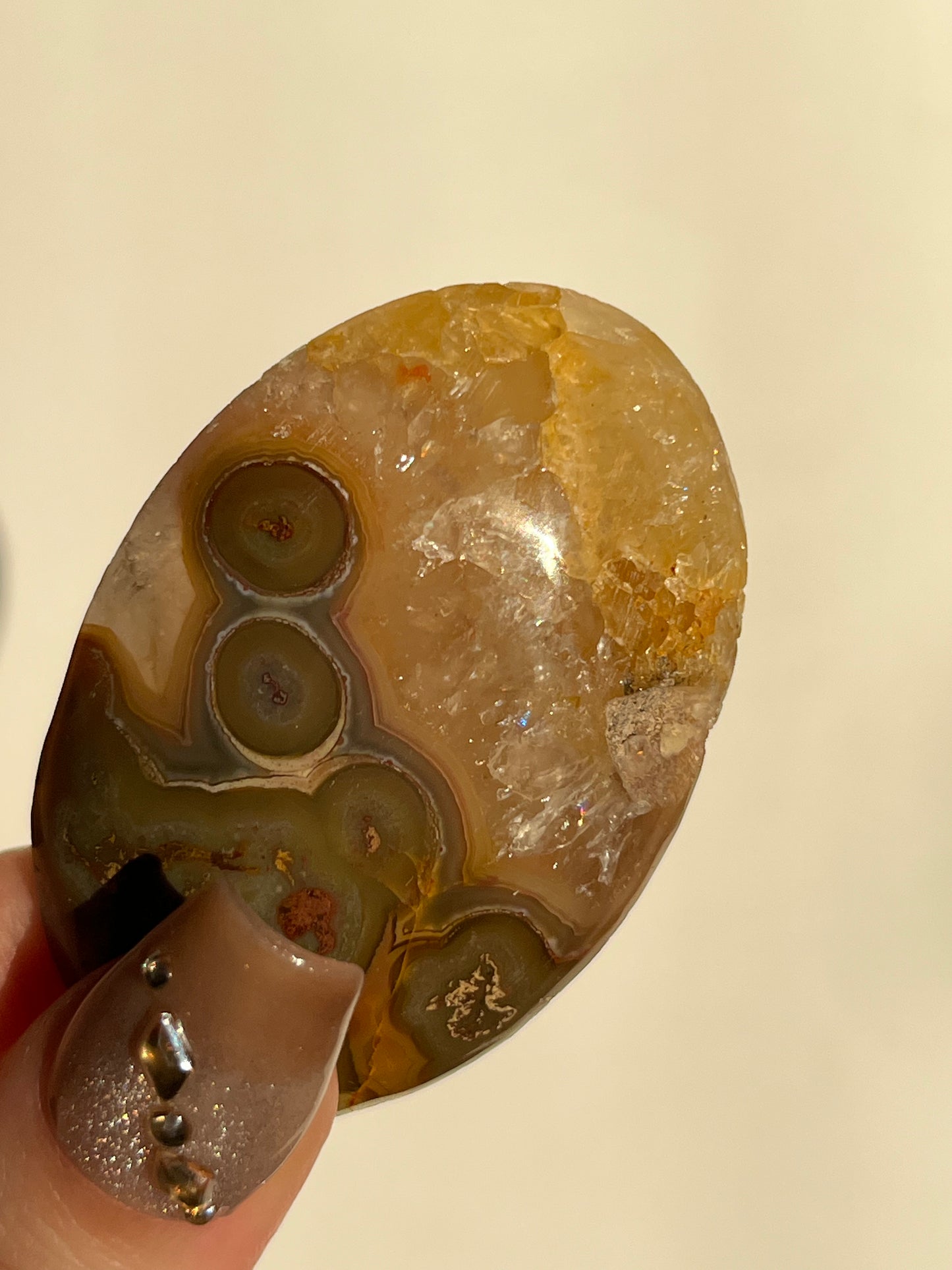 Golden Healer Quartz x Agate Palmstone A