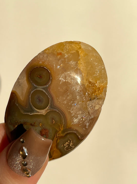 Golden Healer Quartz x Agate Palmstone A